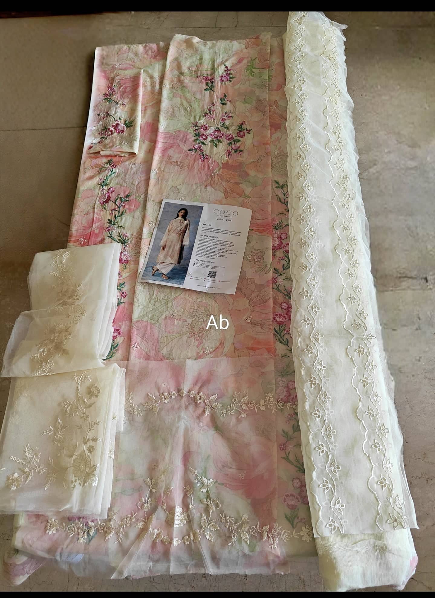 Open Pic/Zara Shahjahan Coco Lawn 26/Aira-6B