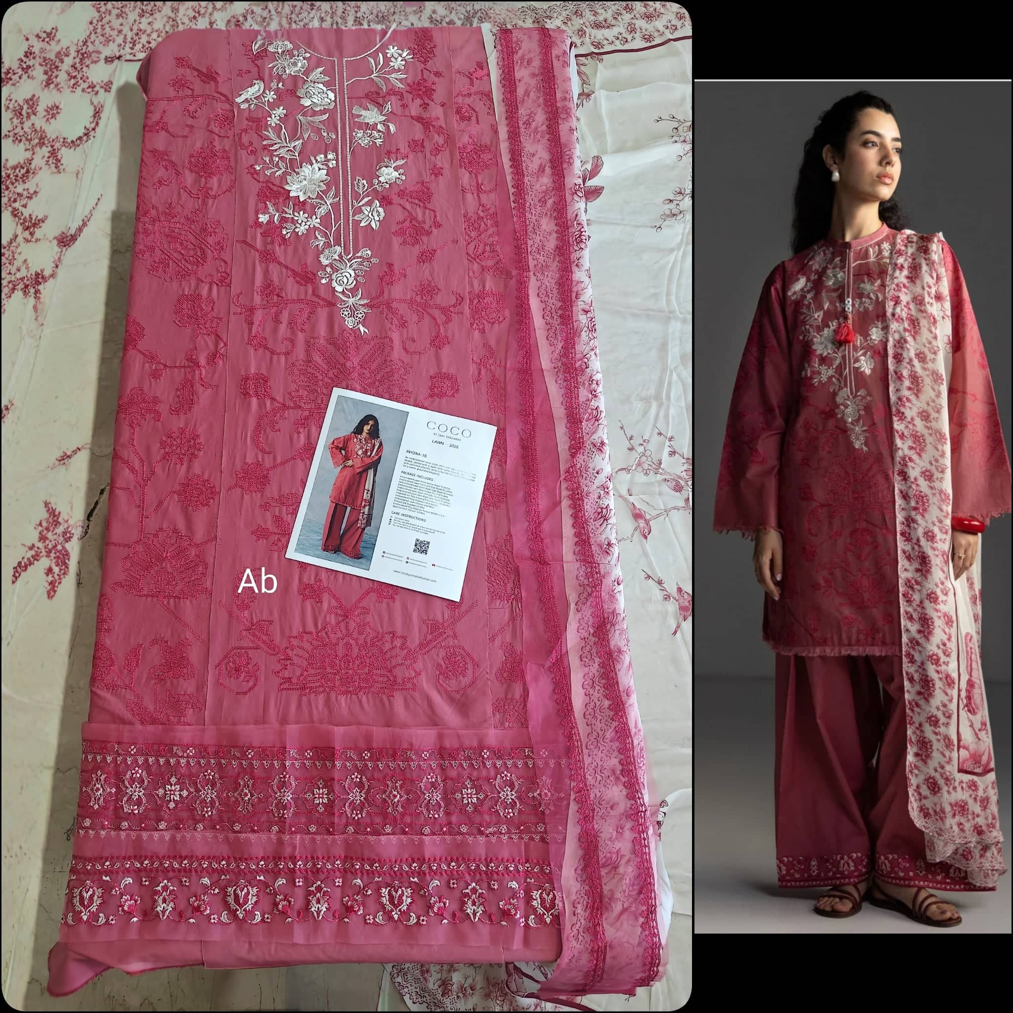 Open Pic/Zara Shahjahan Coco Lawn 26/Aviona-3B