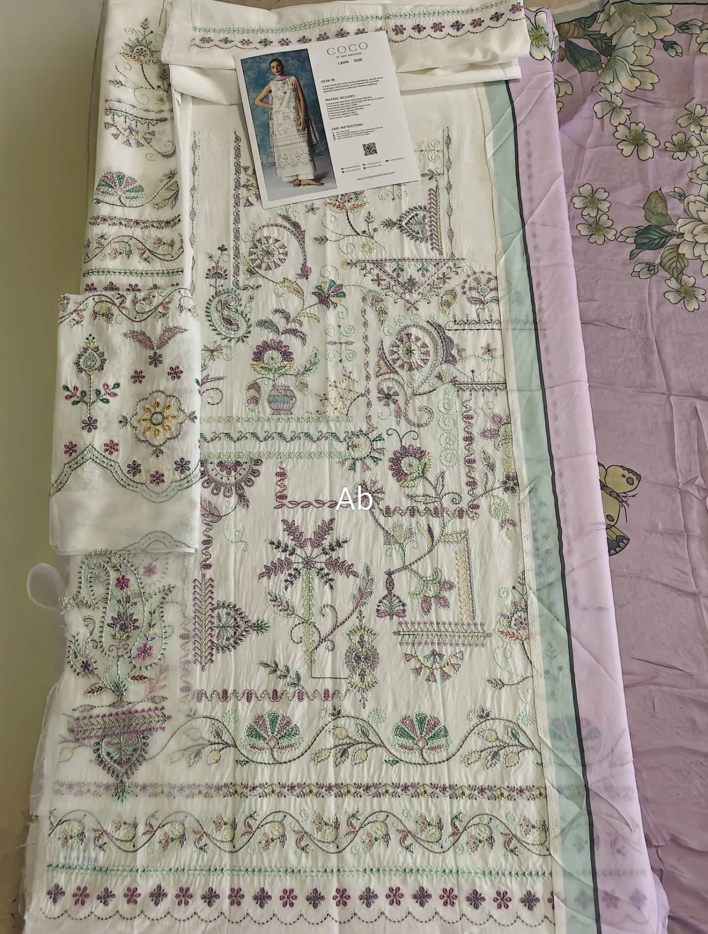 Open Pic/Zara Shahjahan Coco Lawn 26/Veya-7A/Silk Dupatta