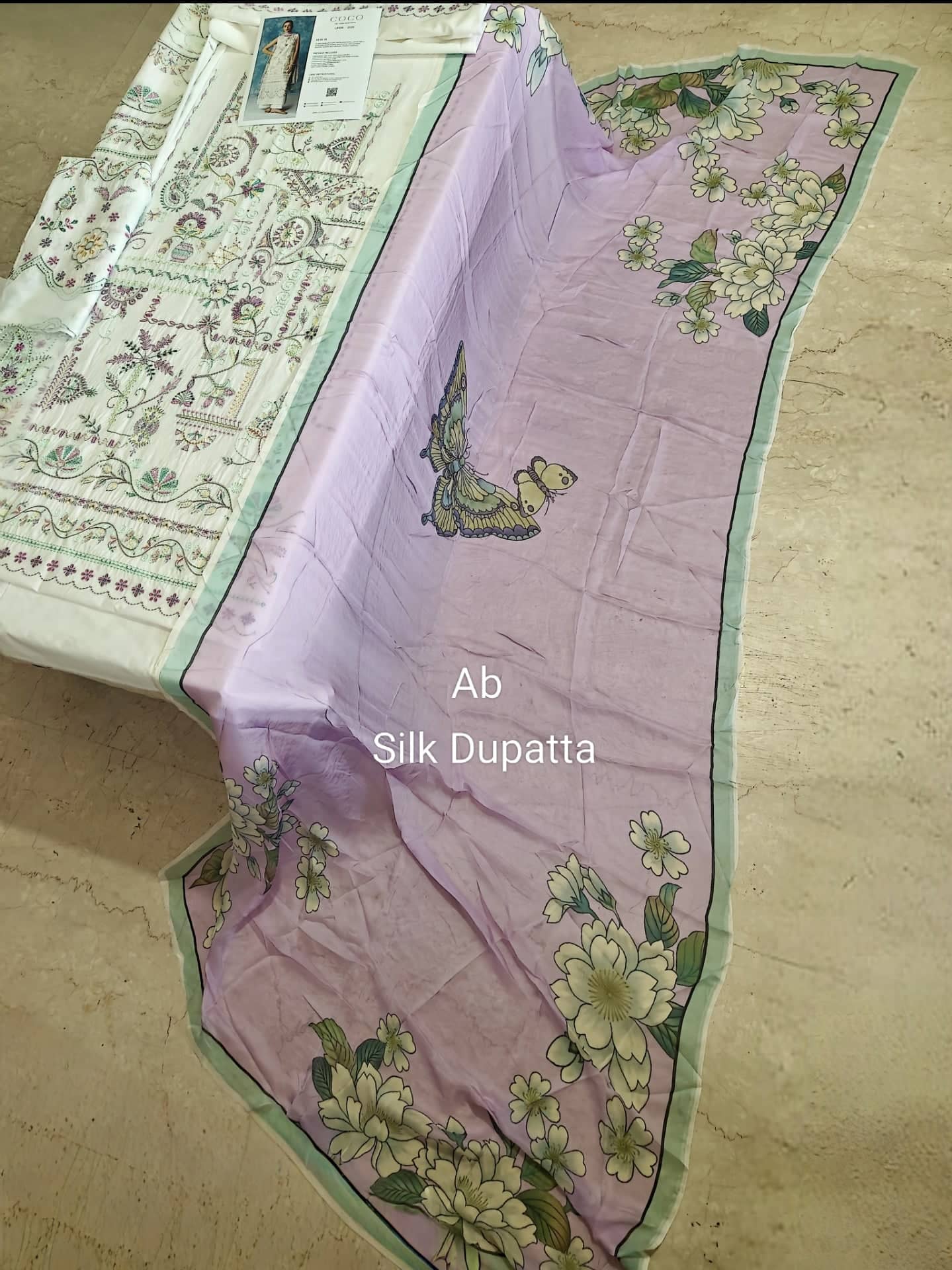 Open Pic/Zara Shahjahan Coco Lawn 26/Veya-7A/Silk Dupatta