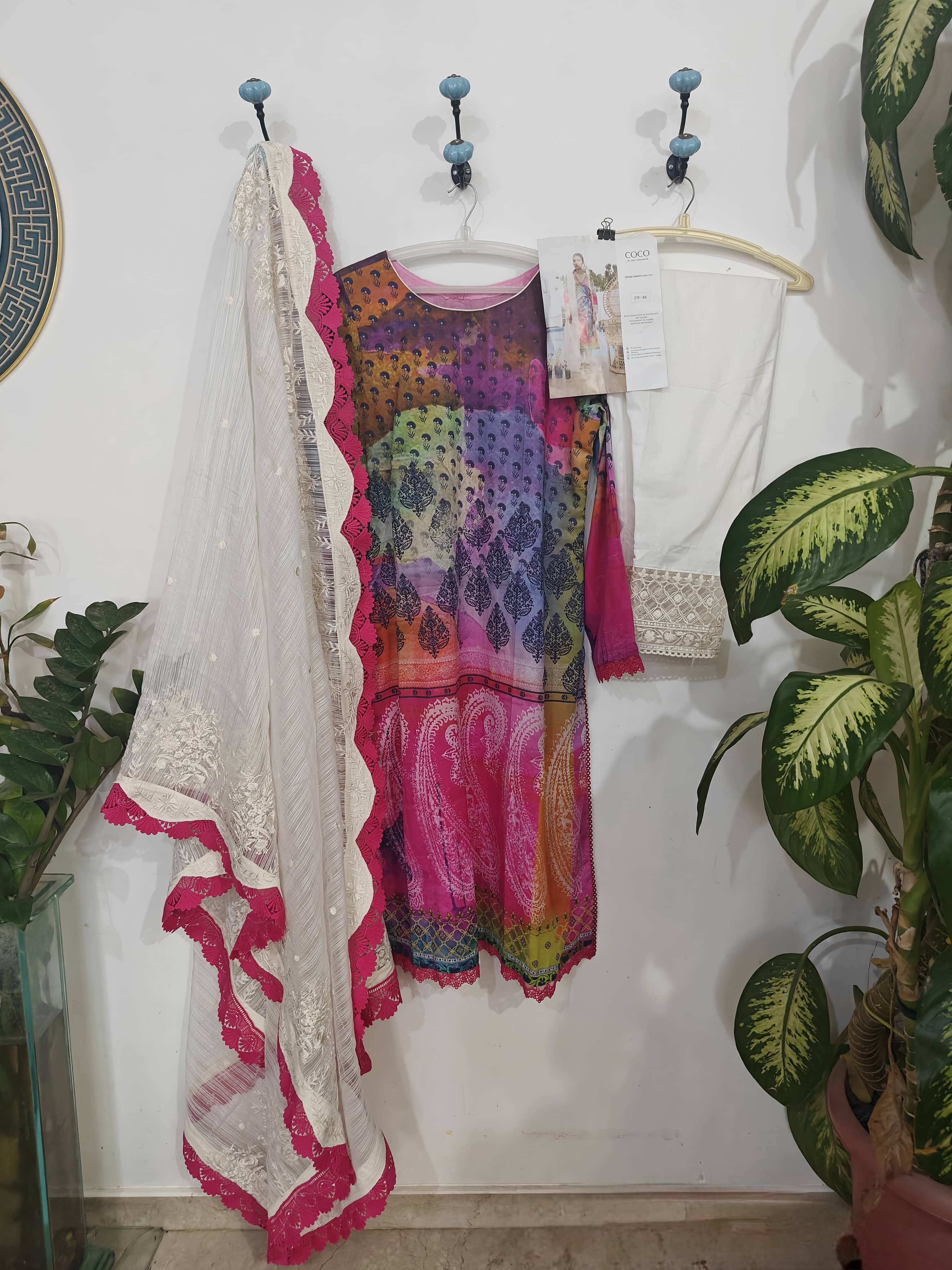 Ready To Wear/Stitched/Ready To Wear/Stitched/Zara Shahjahan Coco Lawn/Size -L/8A