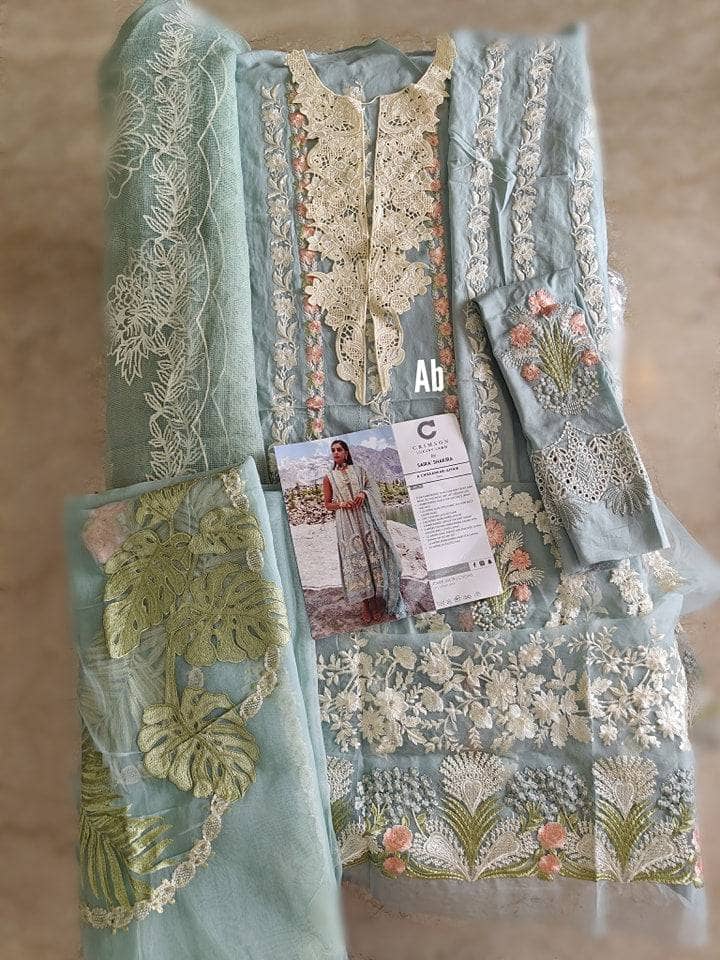 Open Pic/Crimson Luxury Lawn 23/Vol 2/Chikkankari Affair - D2 A