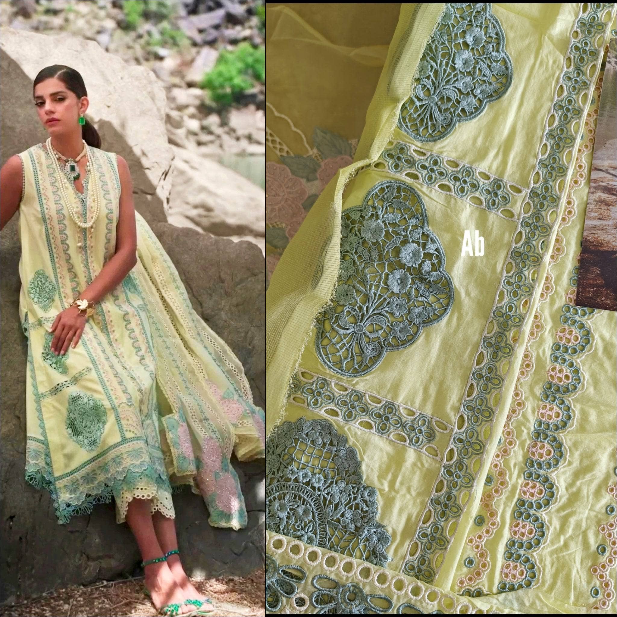 Open Pic/Crimson/Medley of Lace/7 B/Lemon