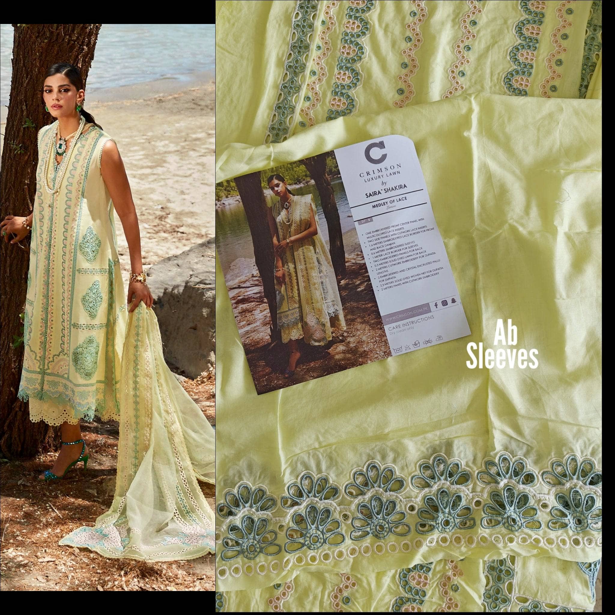 Open Pic/Crimson/Medley of Lace/7 B/Lemon