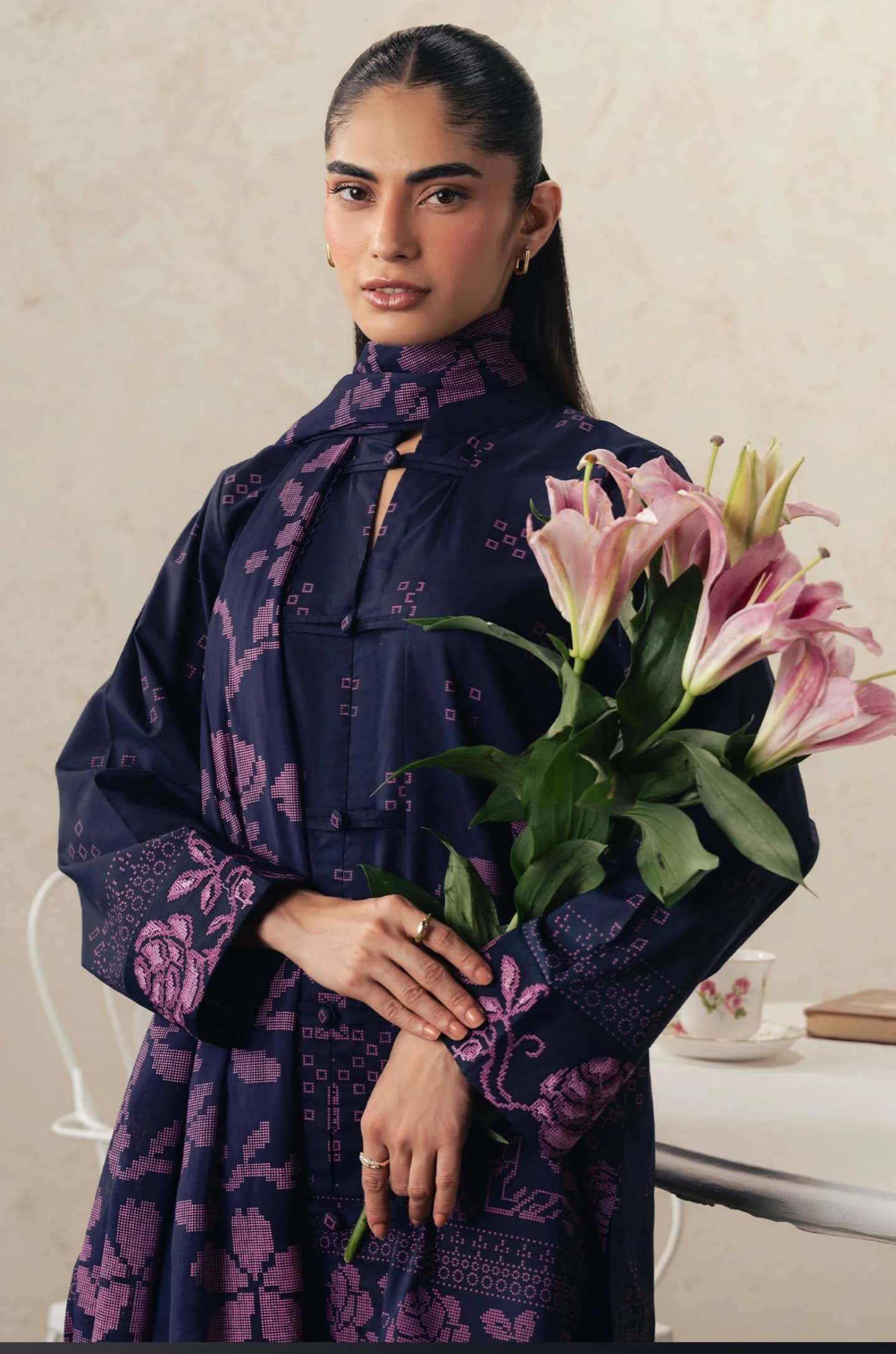 Cross Stitch Monsoon Edit 26/Magenta Muse/Silk Dupatta