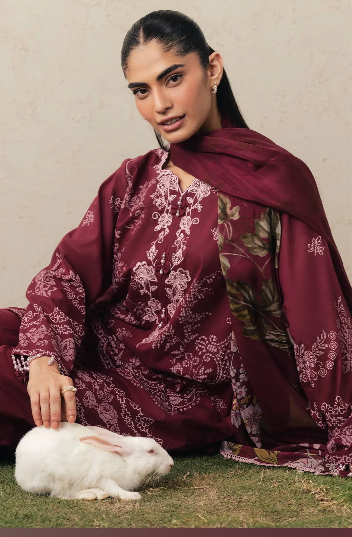Cross Stitch Monsoon Edit 26/Magenta Muse/Silk Dupatta