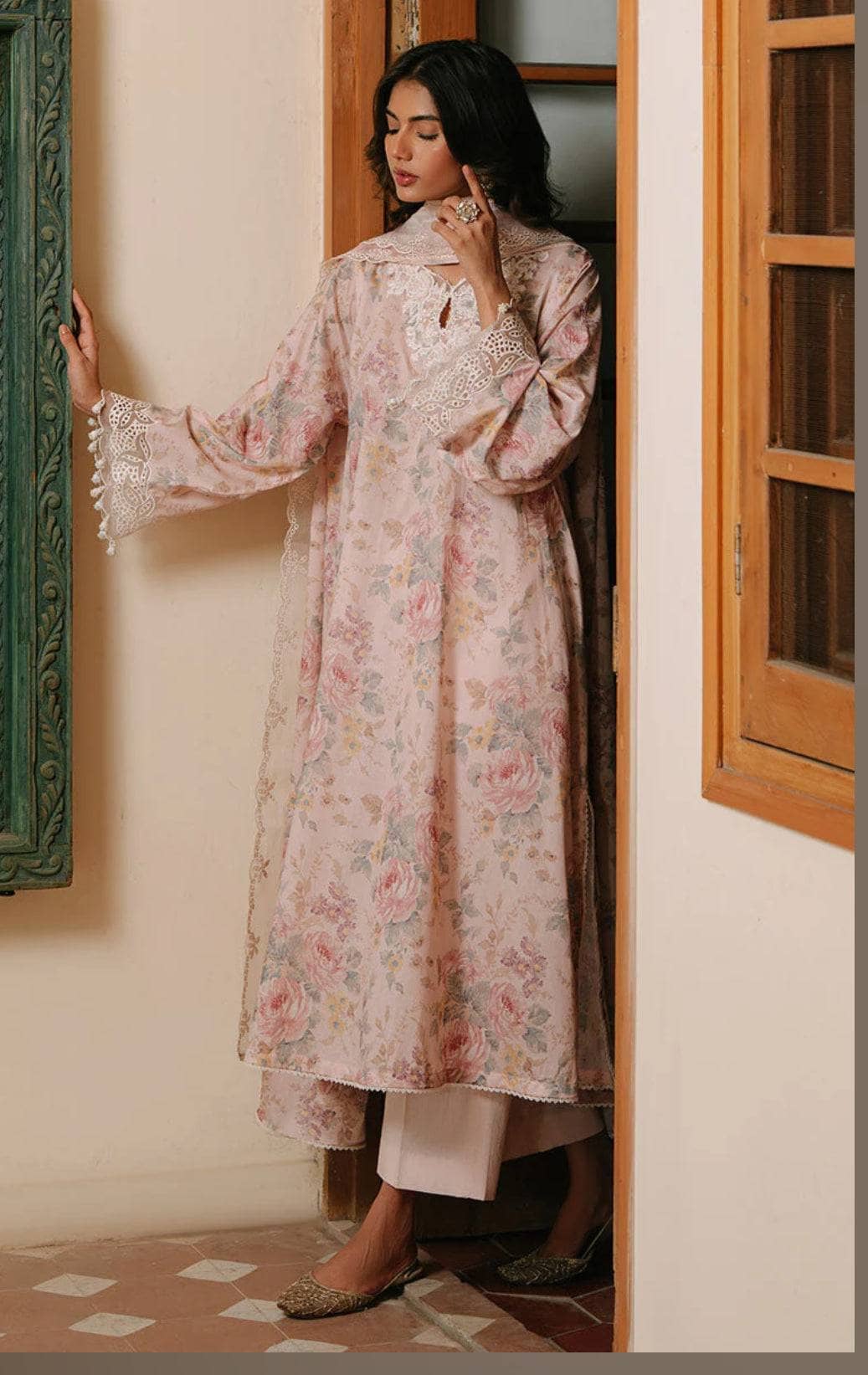 Restocked/Cross Stitch Monsoon Edit/PINK CARNATION