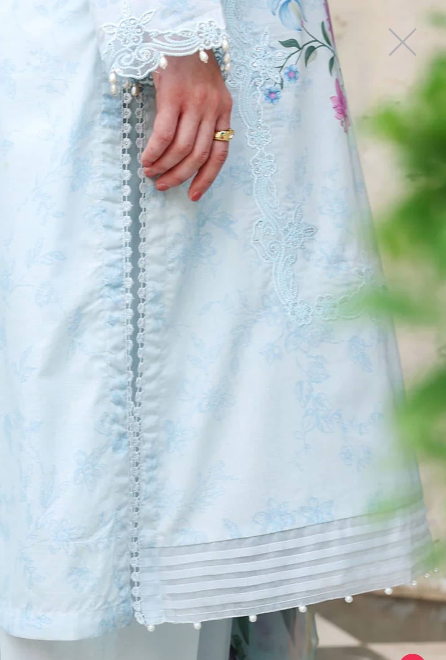 Cross Stitch Premium Lawn 26/Aqua Glint/Blue