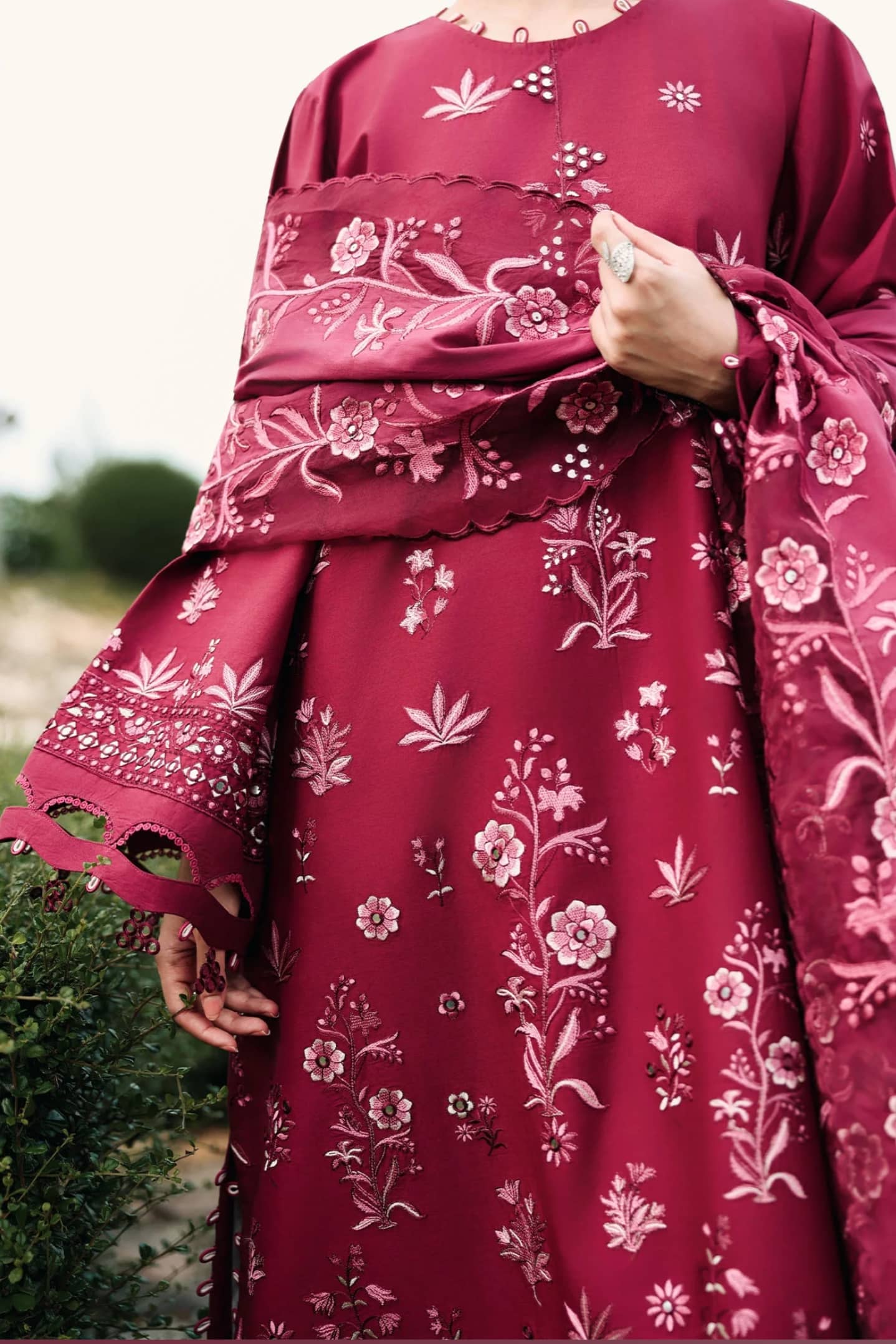 Cross Stitch Premium Lawn 26/Crimson Royal/Red