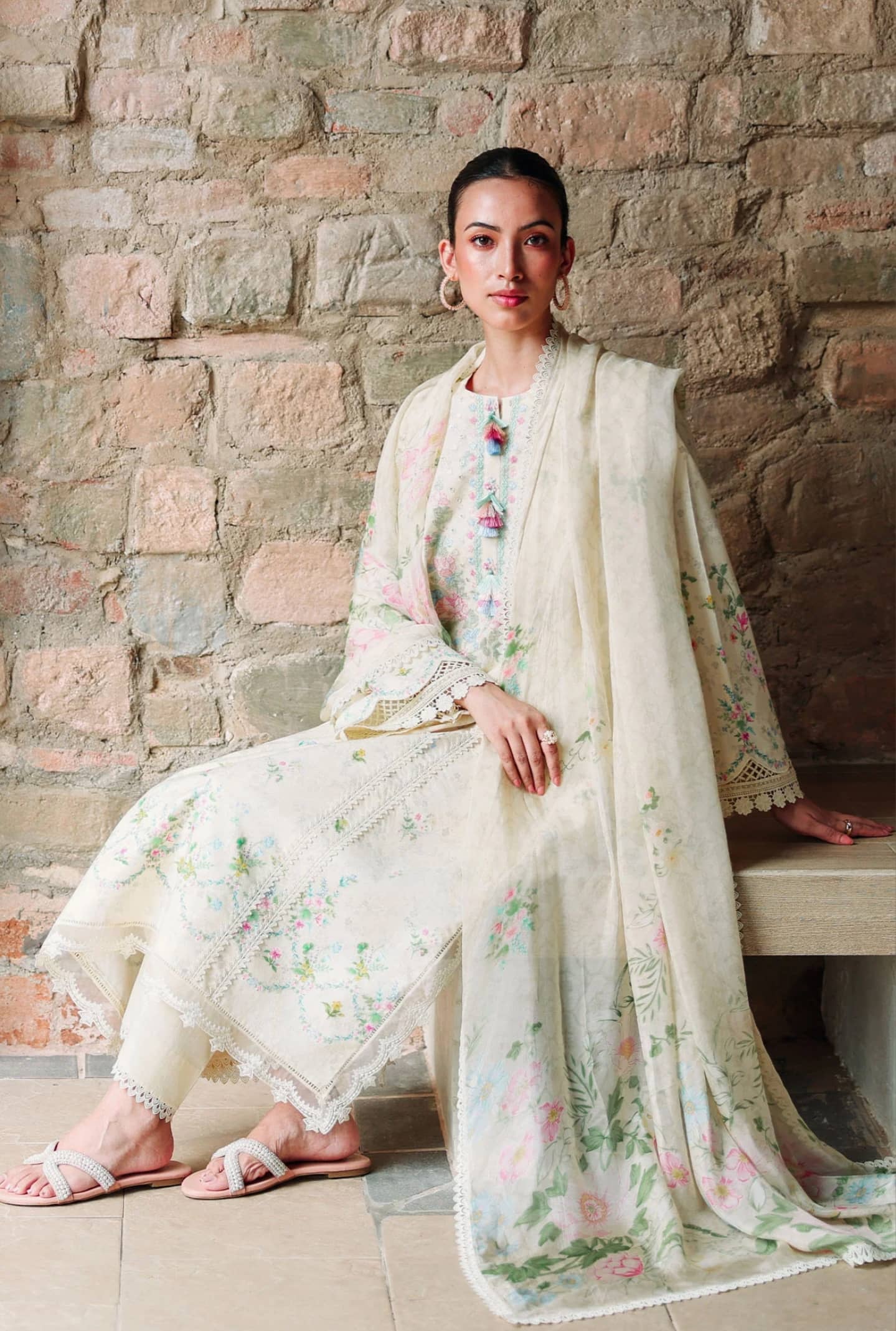 Cross Stitch Premium Lawn 26/Tropic Mist/Yellow