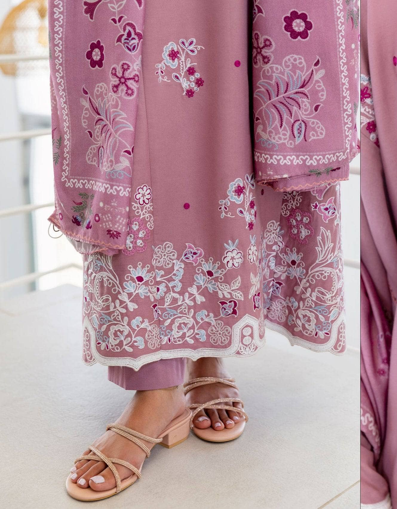 Cross Stitch Luxury Winter Collection Cross Stitch Cotton Satin 25/Antique Blush