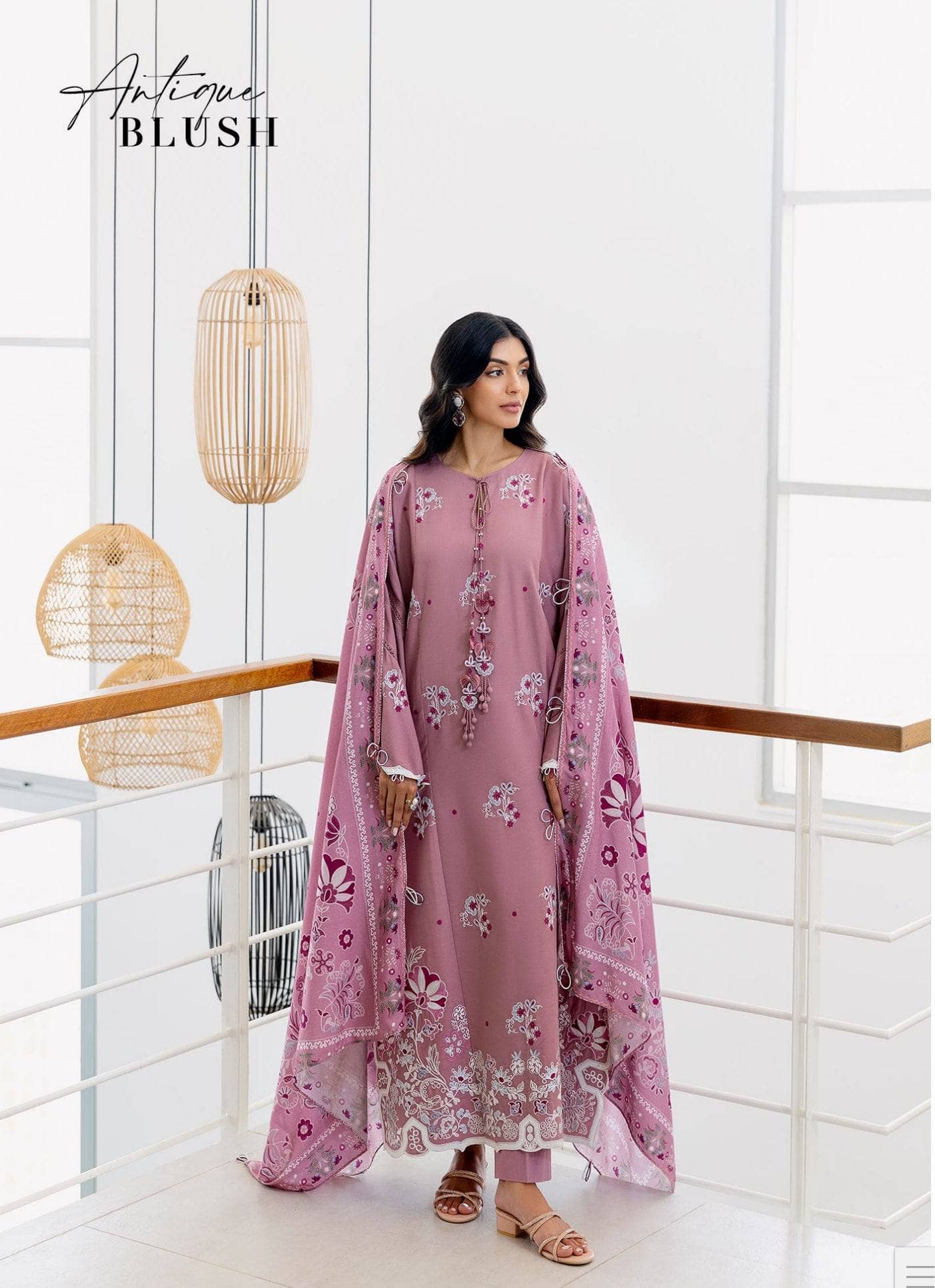 Cross Stitch Luxury Winter Collection Cross Stitch Cotton Satin 25/Antique Blush