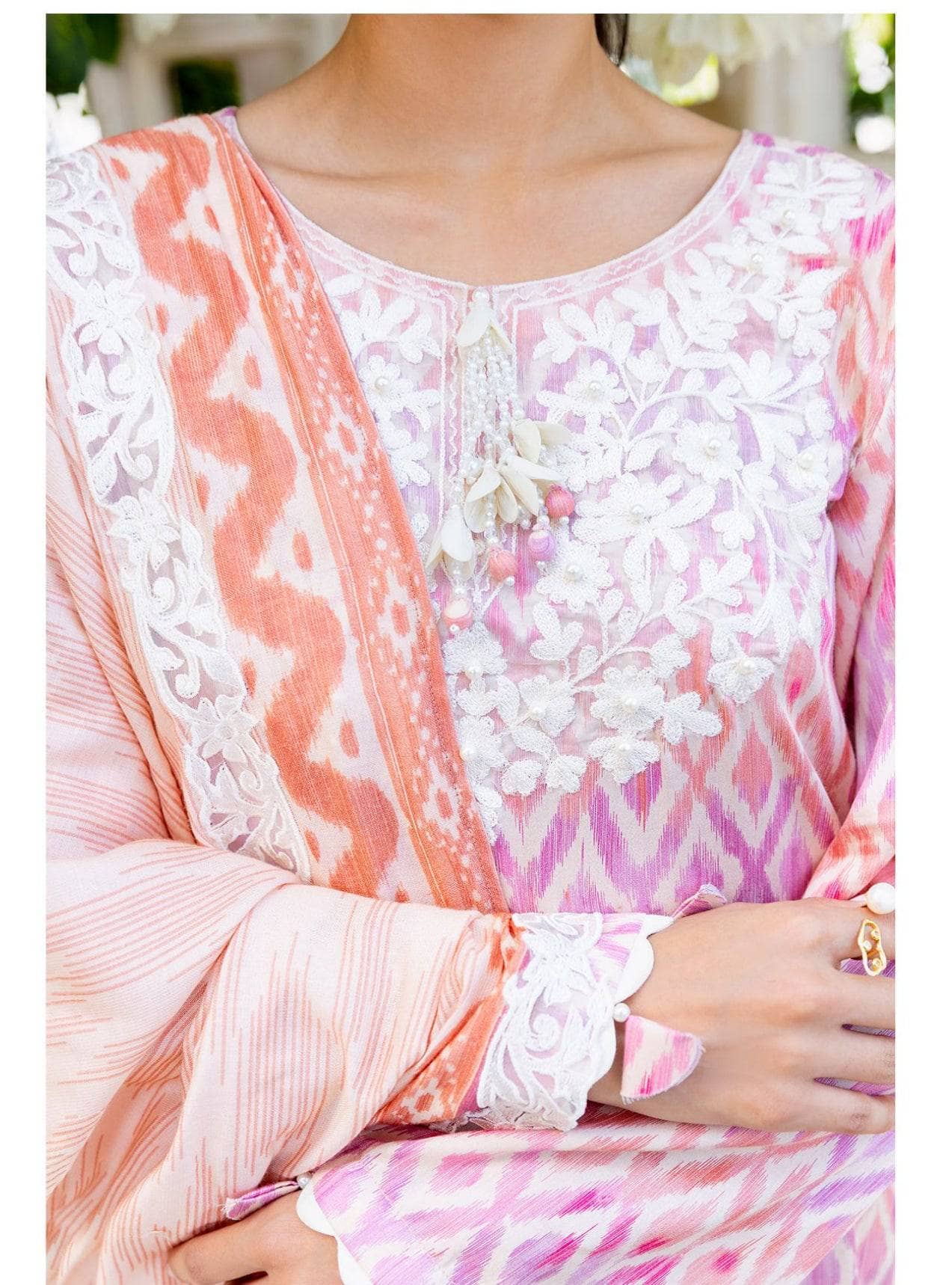 Cross Stitch Luxury Winter Collection Cross Stitch Cotton Satin 25/Radiant Charm/Peach