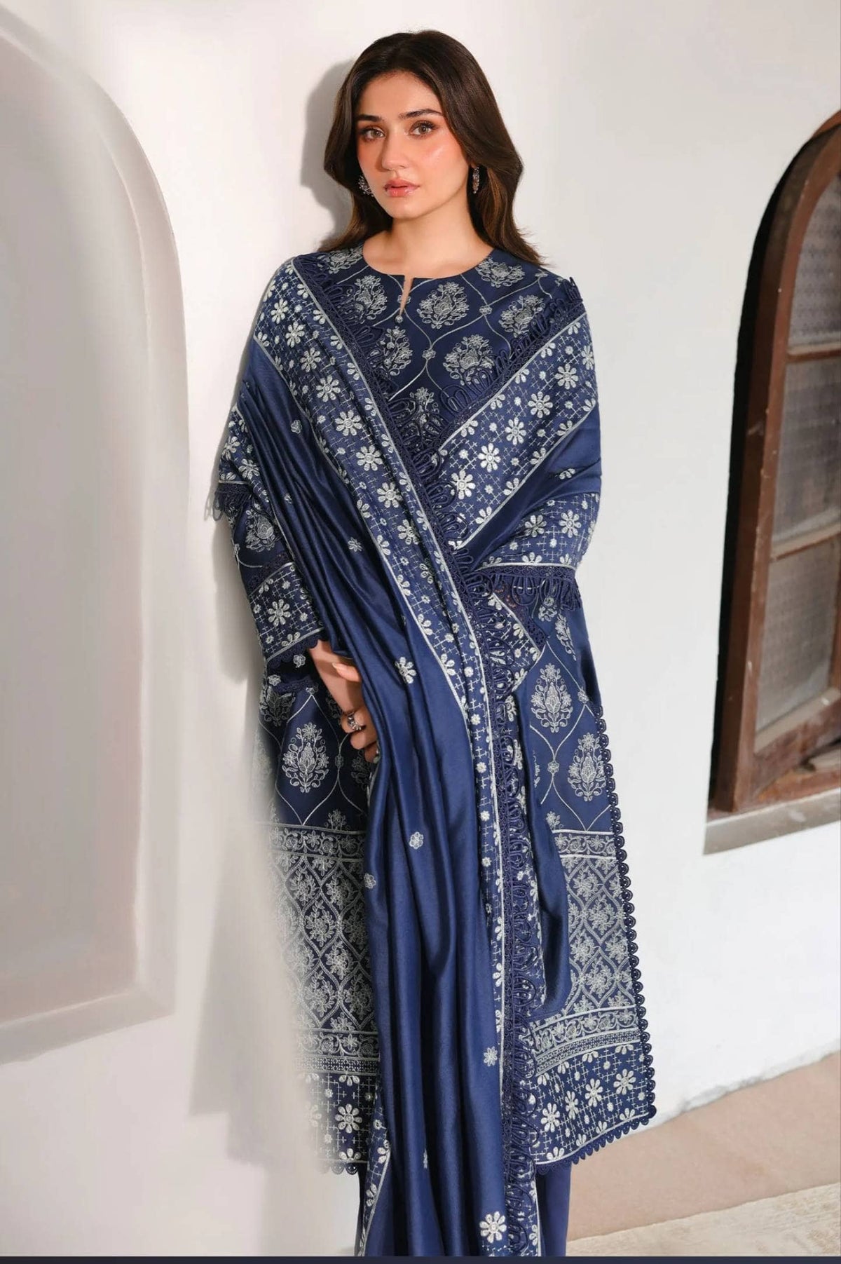 Cross Stitch Cotton Satin 26/Obsidian Blue/Blue
