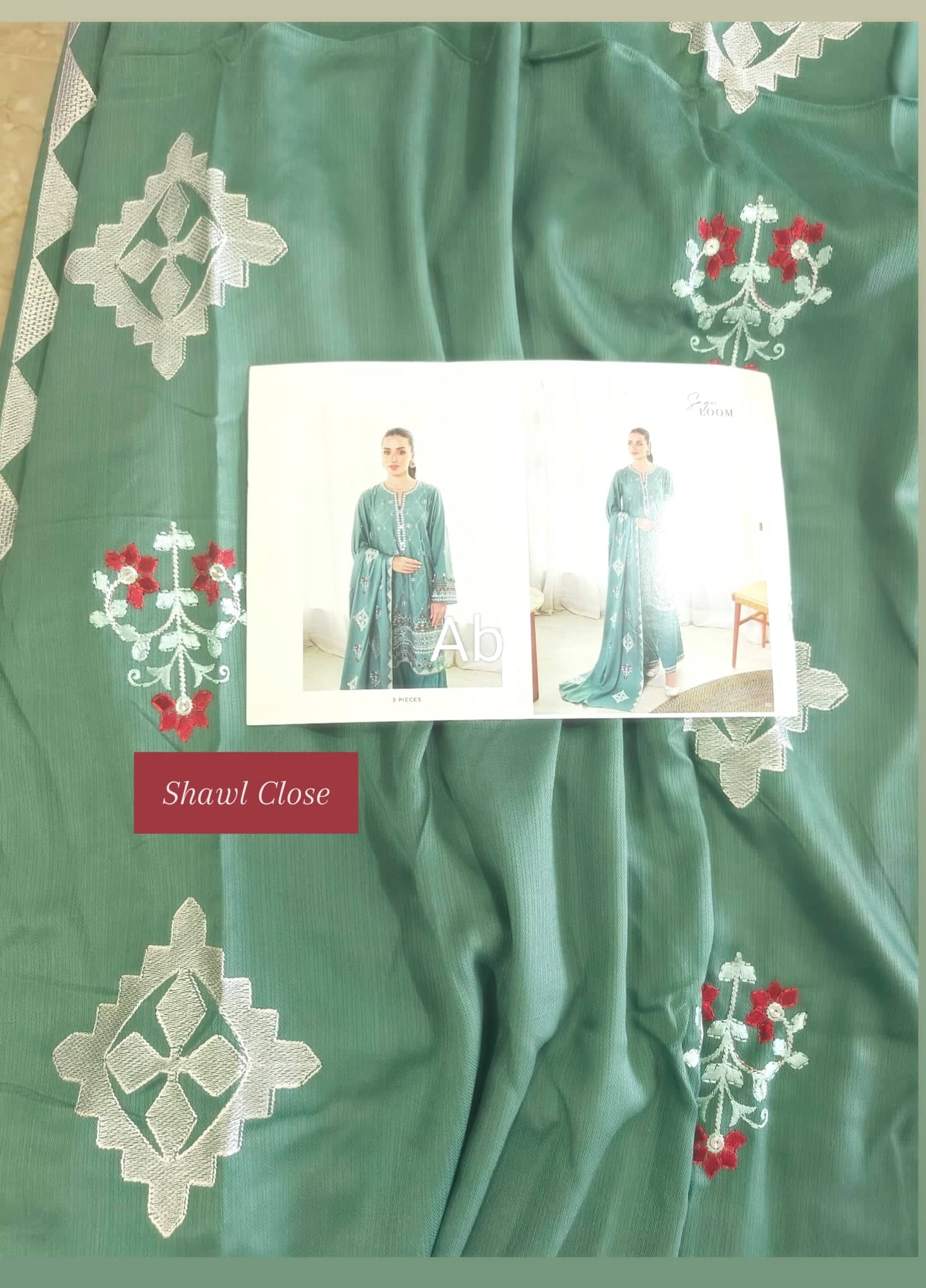 Cross Stitch open pics Open Pic/Cross Stitch Cotton Satin 25/Sage Bloom