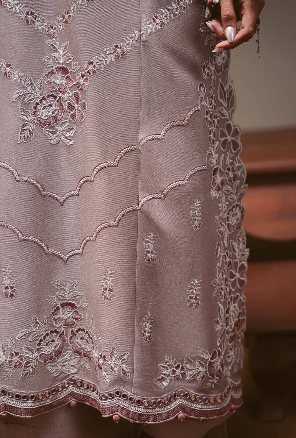 Cross Stitch Winter 26/PETAL SYMPHONY-3PC MARINA SUIT/Mauve