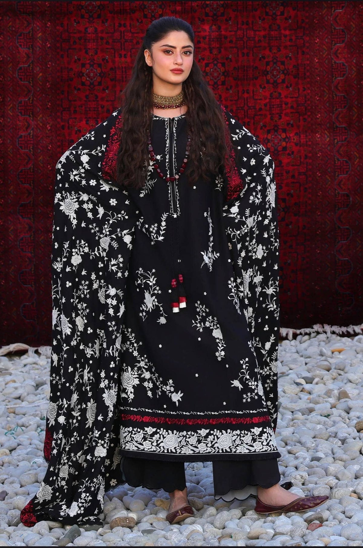 Cross Stitch Winter 26/RAVEN ORCHID-3PC MARINA SUIT