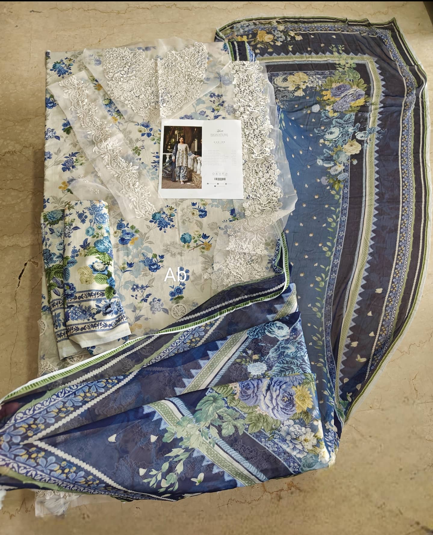 Hot🔥Seller/Open Pic/Elaf Signature Lawn/Vol 2/8B-Celine