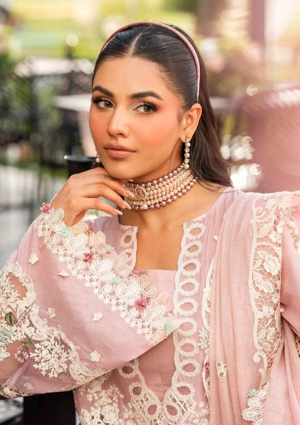 Elaf Luxury Lawn 25/ELH-3B OH MY ROSE/Tea Pink