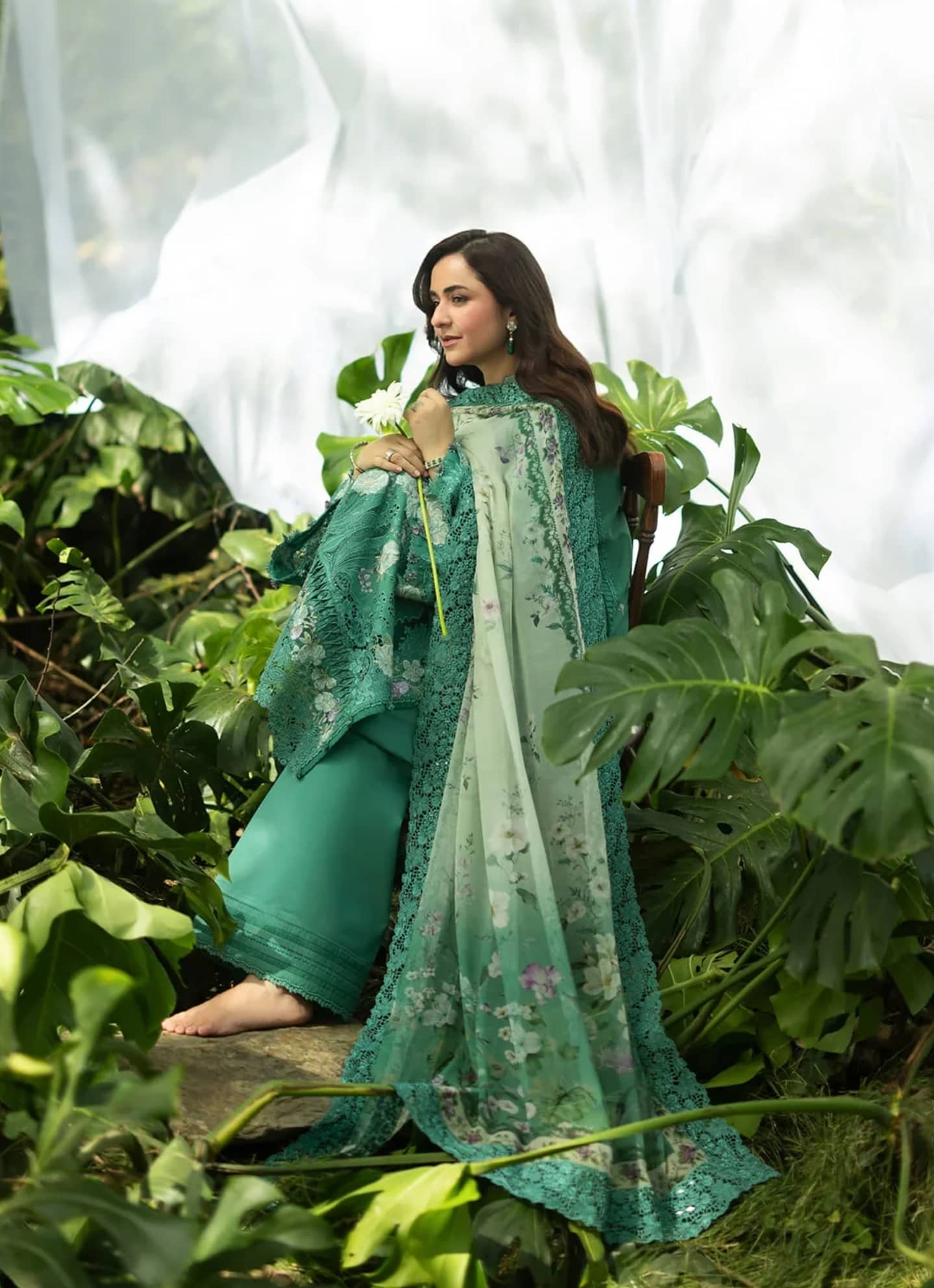 Elaf Premium Lawn 26/Vol 2/ELQ-2A LOVER'S EDEN