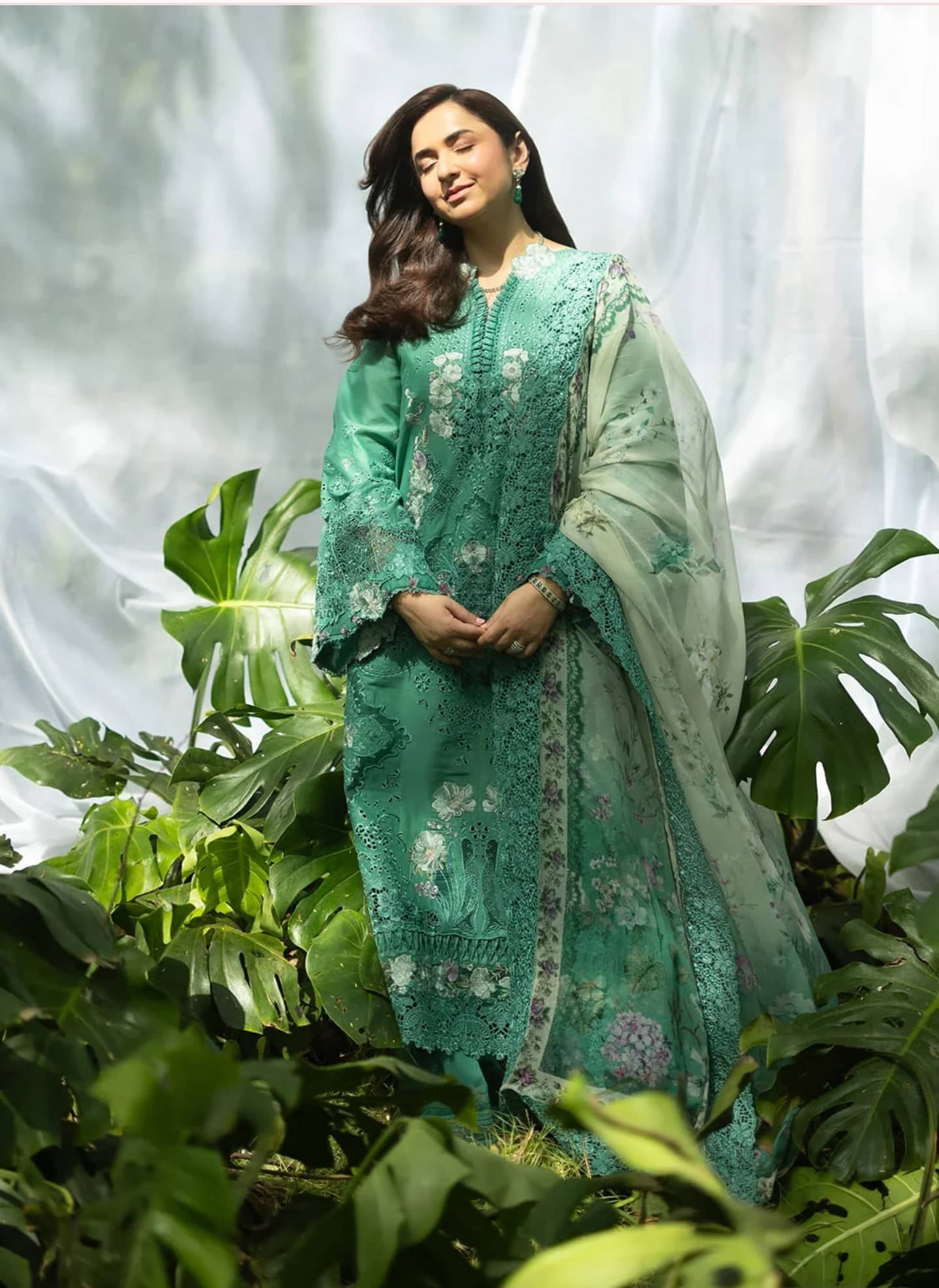 Elaf Premium Lawn 26/Vol 2/ELQ-2A LOVER'S EDEN