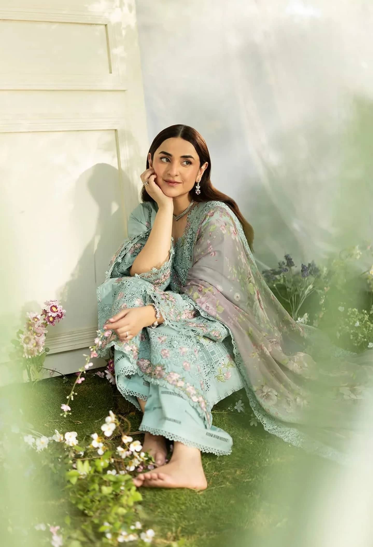 Elaf Premium Lawn 26/Vol 2/ELQ-6B MINT STORY