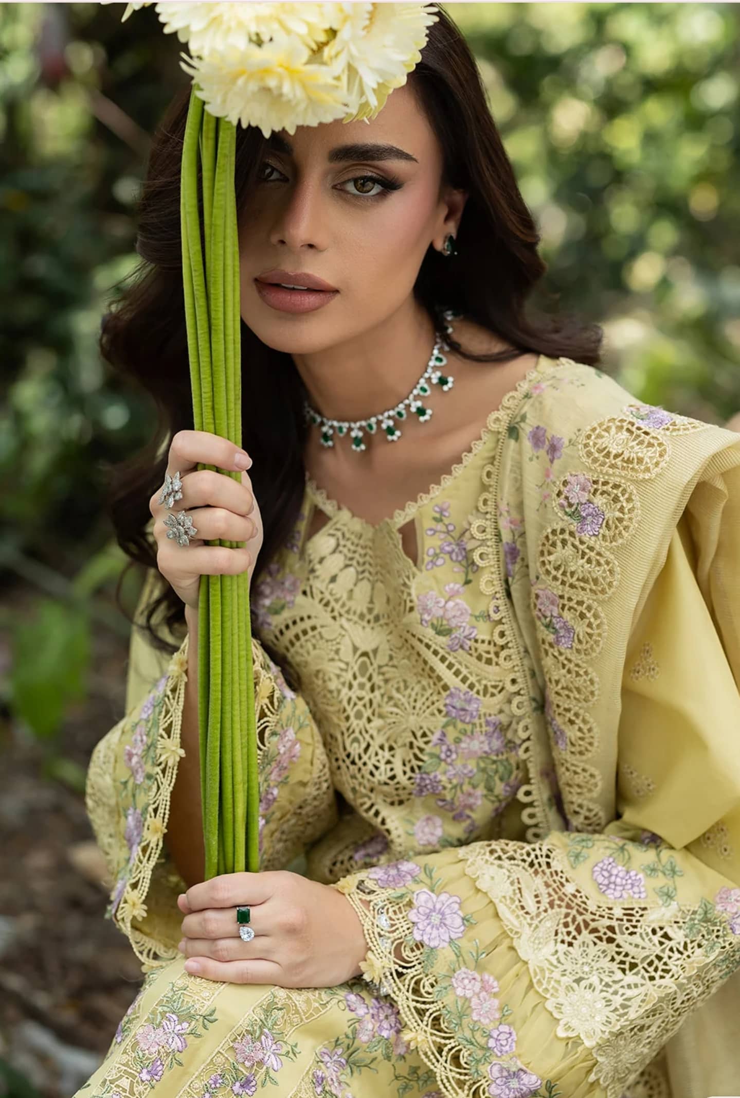 Elaf Premium Lawn 26/Vol 2/ELQ-7A BUTTER YELLOW