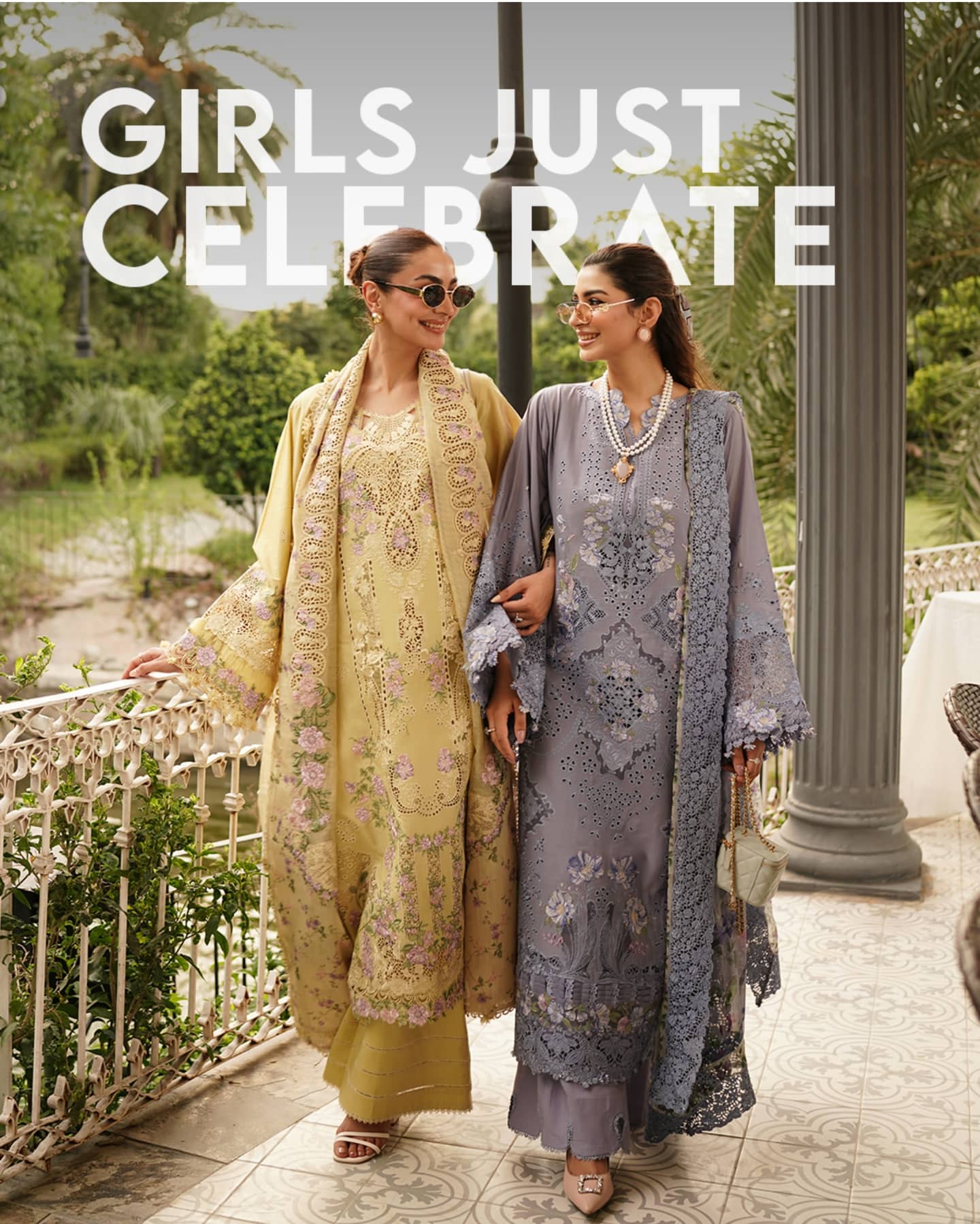 Spotted in Elaf Premium Lawn 26/Vol 2/ELQ-7A BUTTER YELLOW