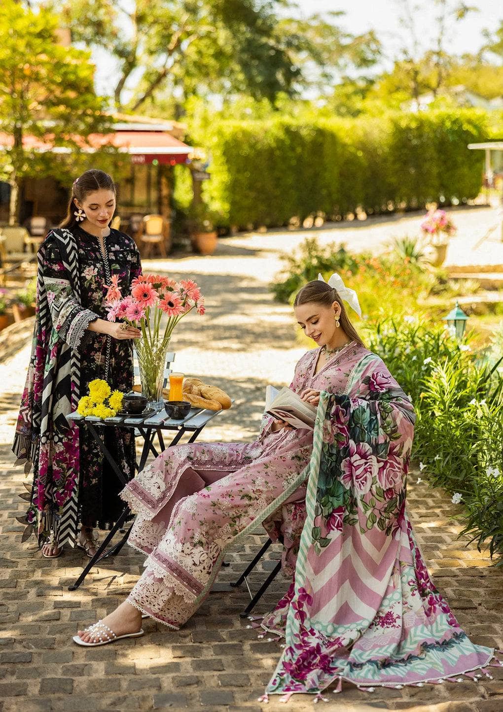 Restocked/Elaf Chikankari/ELK-05B FIA/Tea Pink