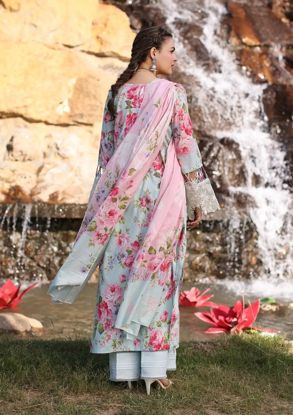 Restocked/Elaf Chikankari Vol 2/ECK 4 B Glaciella