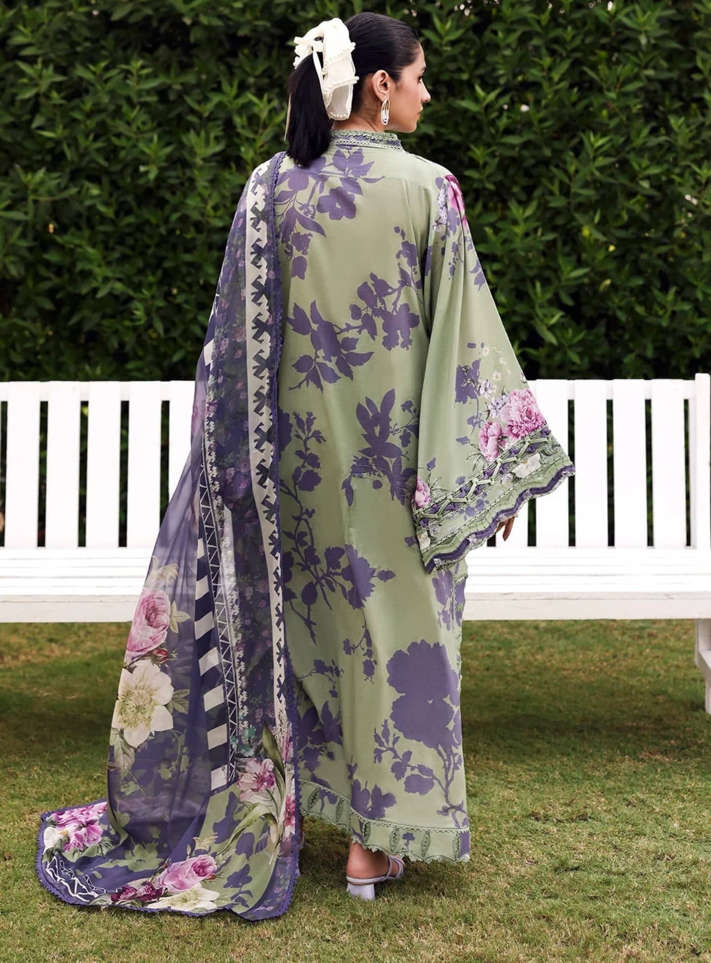 Elaf Belladore Prints Voil Dupatta/EPA-4B VIENNA