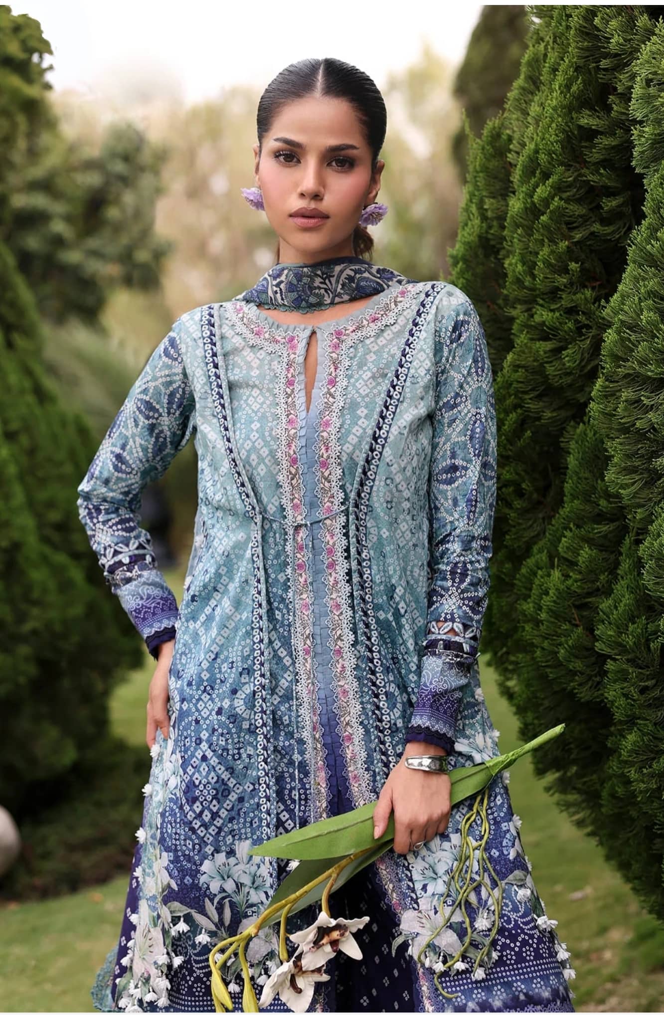 Elaf Belladore Prints Voil Dupatta/EPA-5A ÉCLAIR