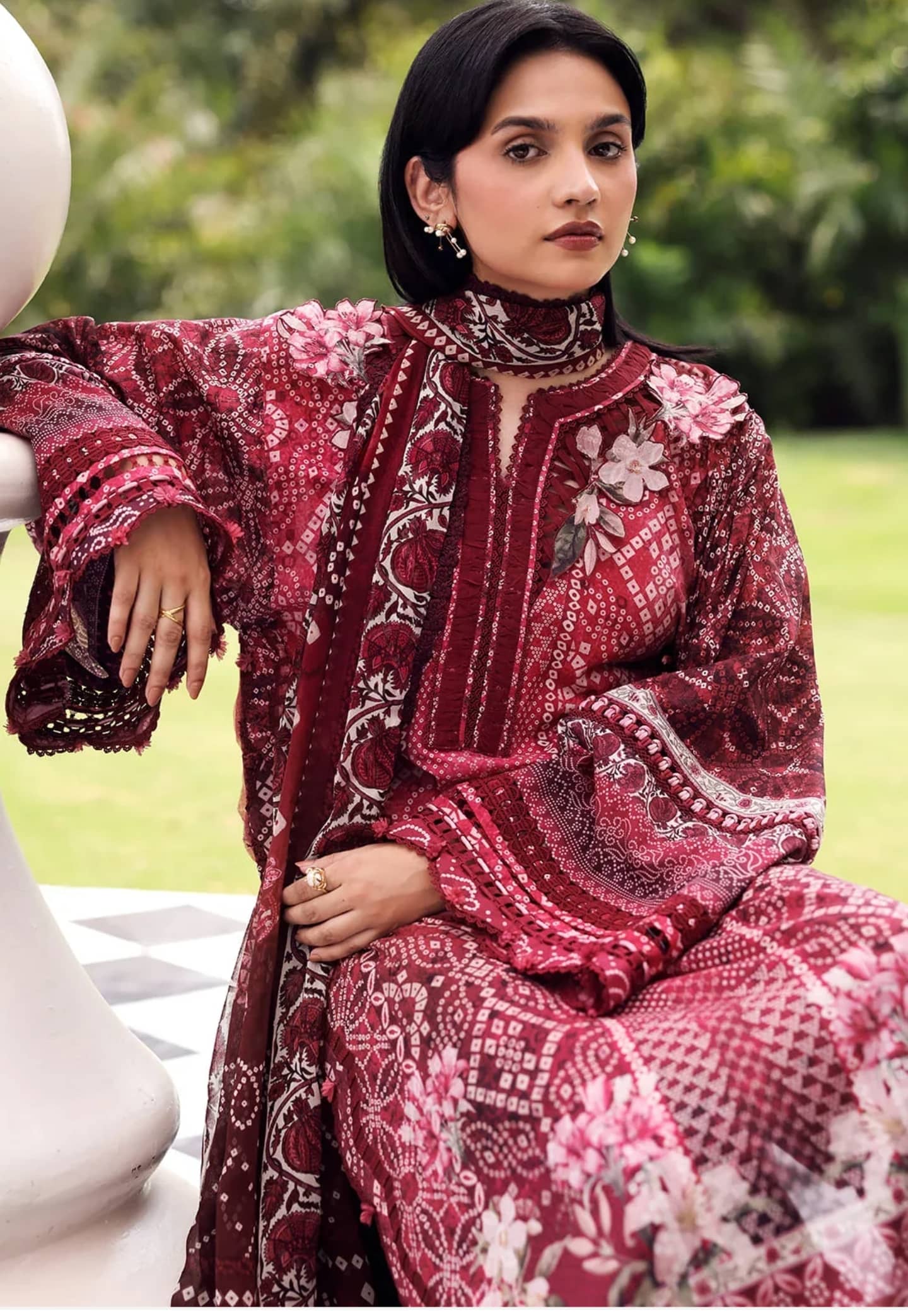 Elaf Belladore Prints Voil Dupatta/EPA-5B MONTROSE