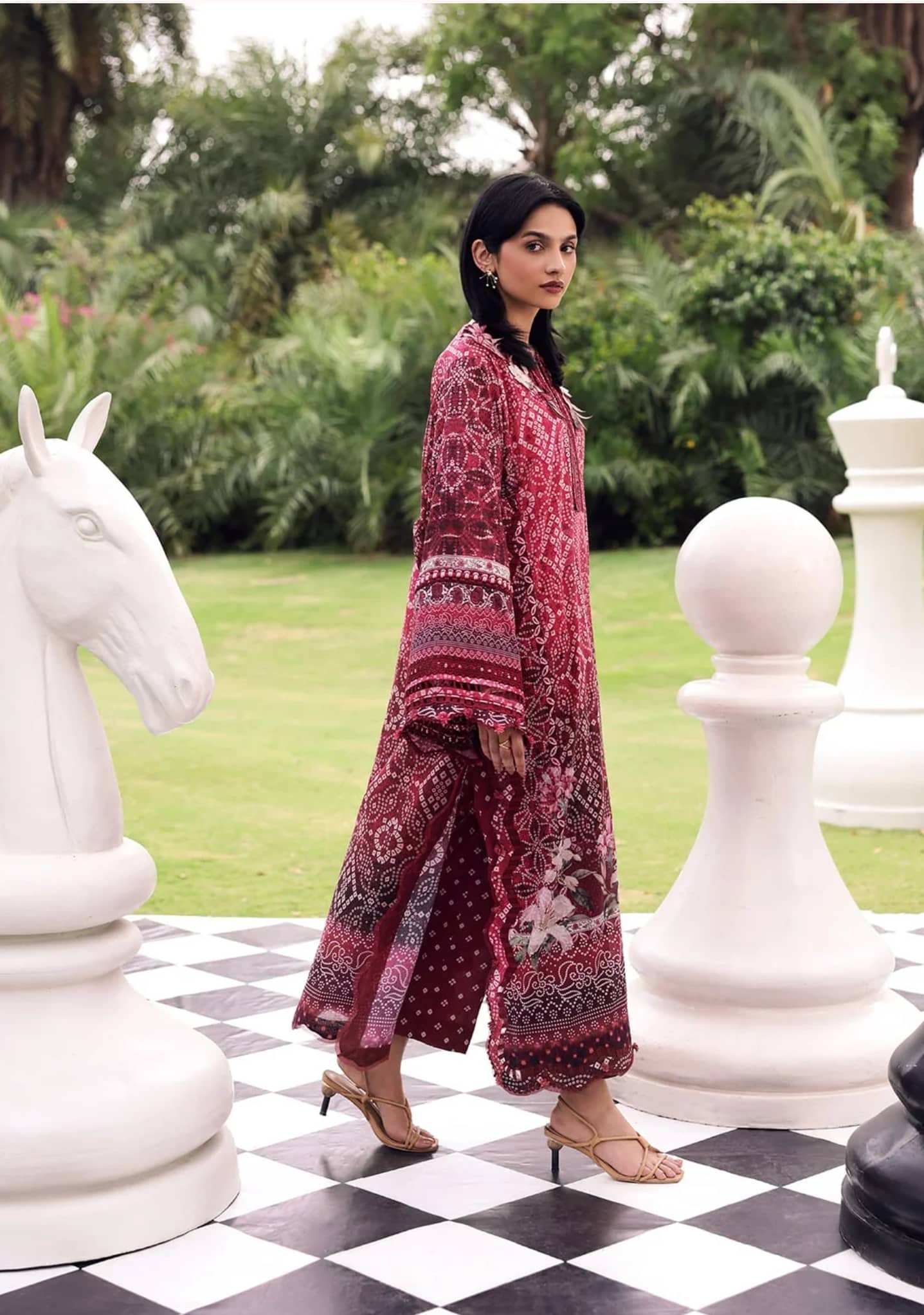 Elaf Belladore Prints Voil Dupatta/EPA-5B MONTROSE