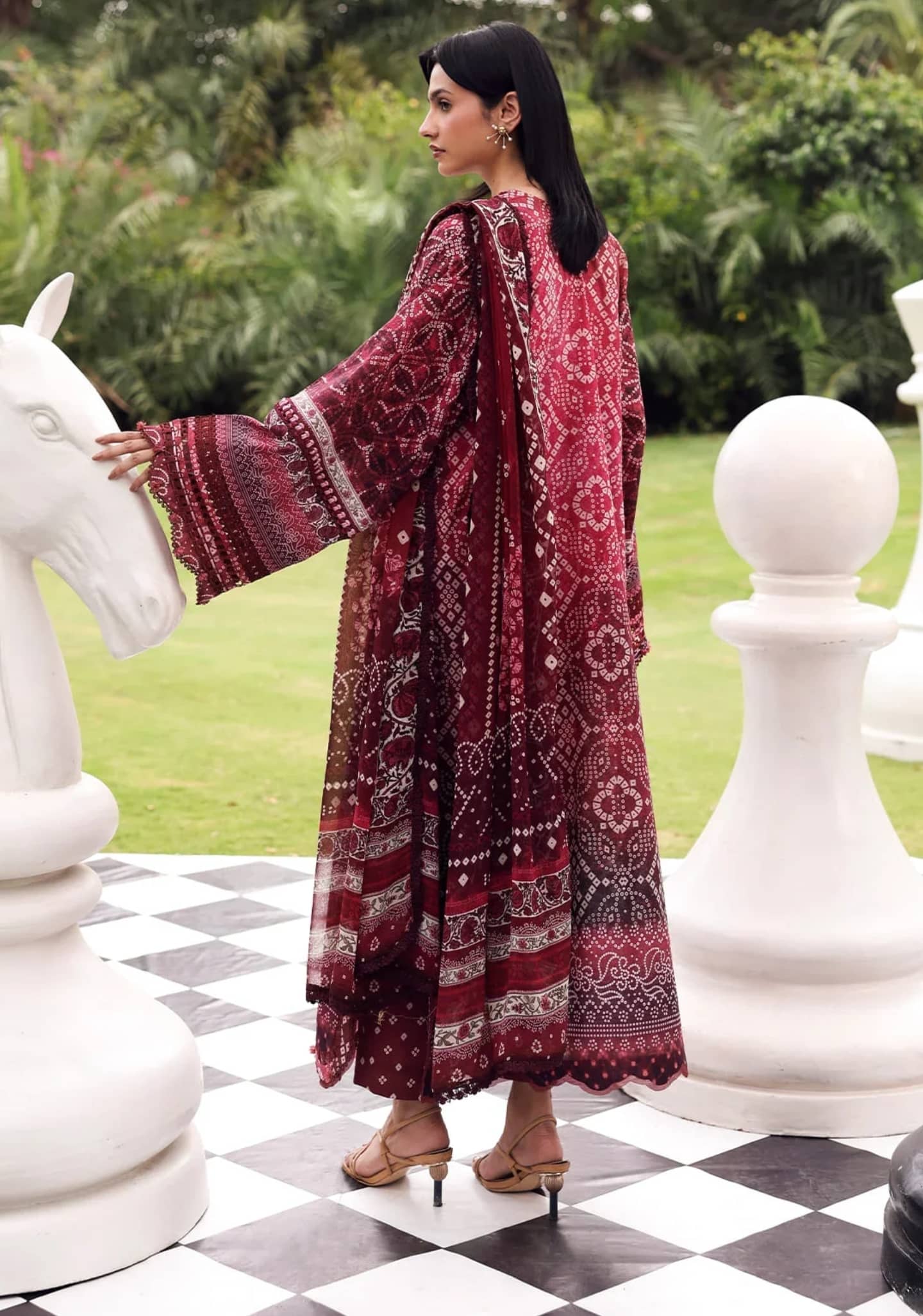Elaf Belladore Prints Voil Dupatta/EPA-5B MONTROSE