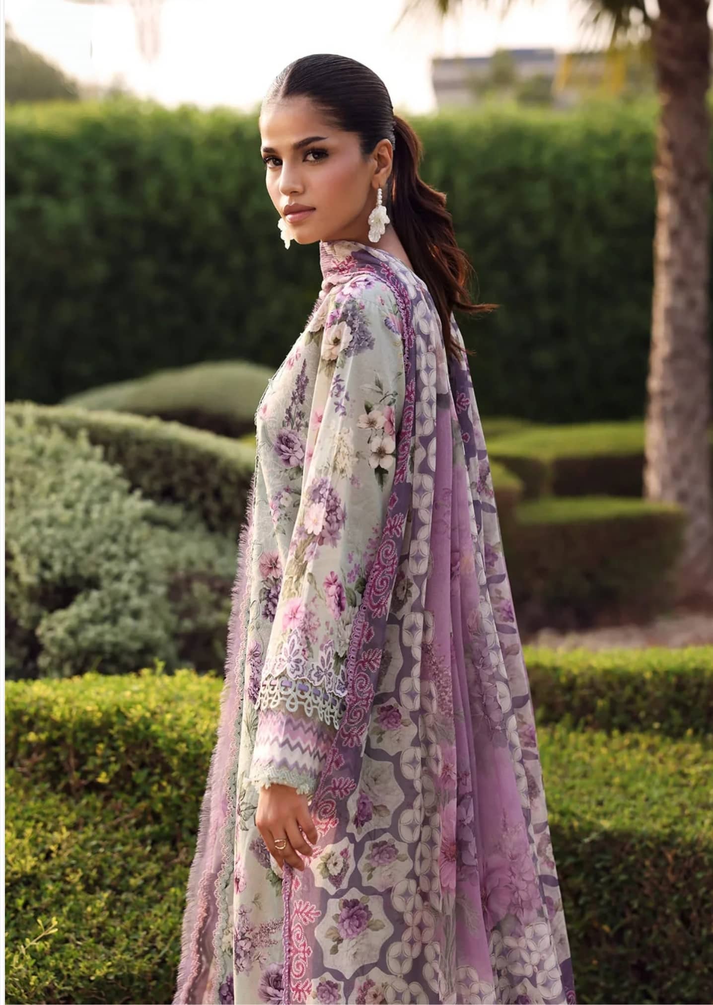 Elaf Belladore Prints Voil Dupatta/EPA-6A CASTELLA