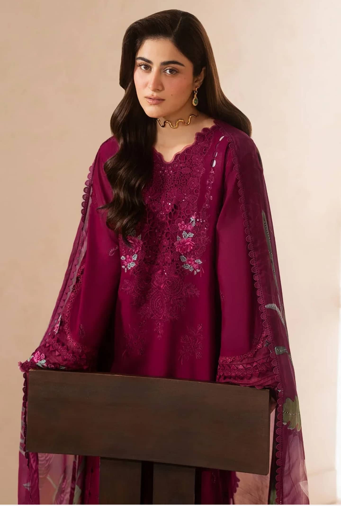 Elaf E Craft Lawn/EHC-4A GARNET
