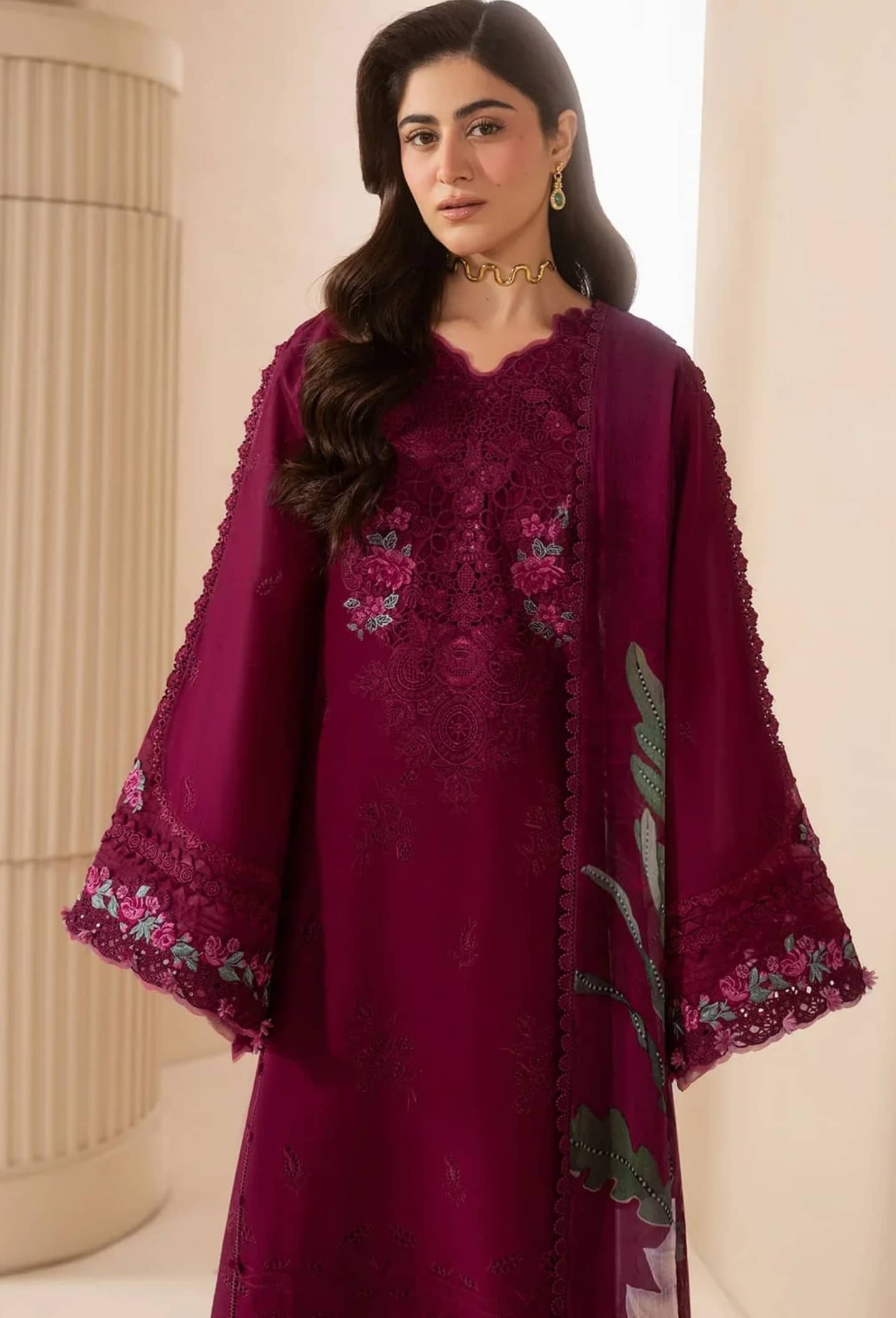 Elaf E Craft Lawn/EHC-4A GARNET