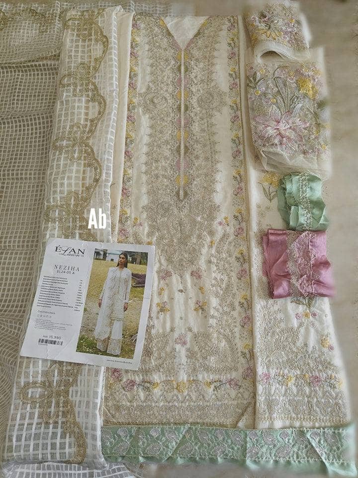 Elan open pics Open Pic/Elan Lawn 24/NEZIHA (EL24-05 A)