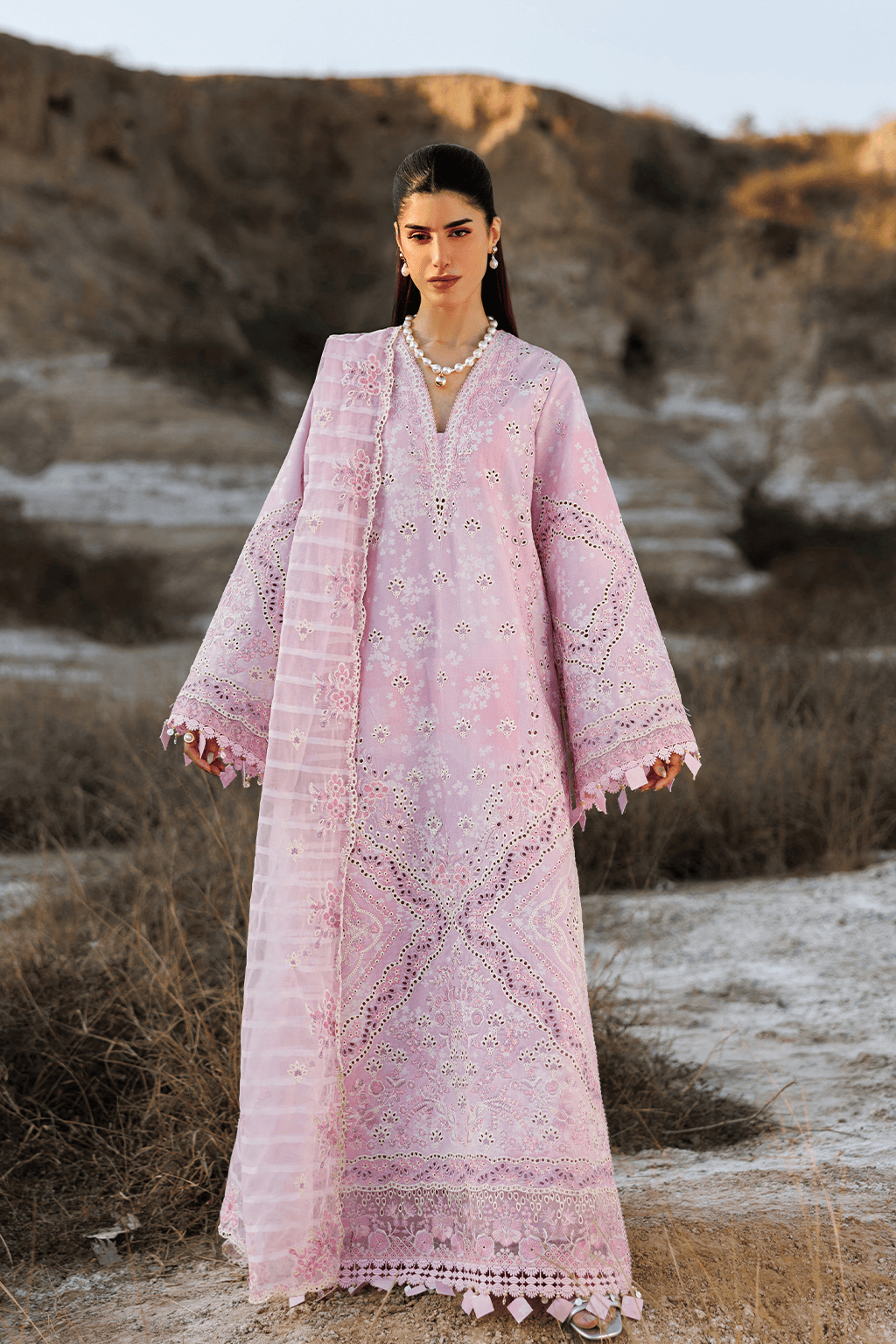 Emaan Adeel Sunlit Groove/Formal Lawn/Summer Sorbet