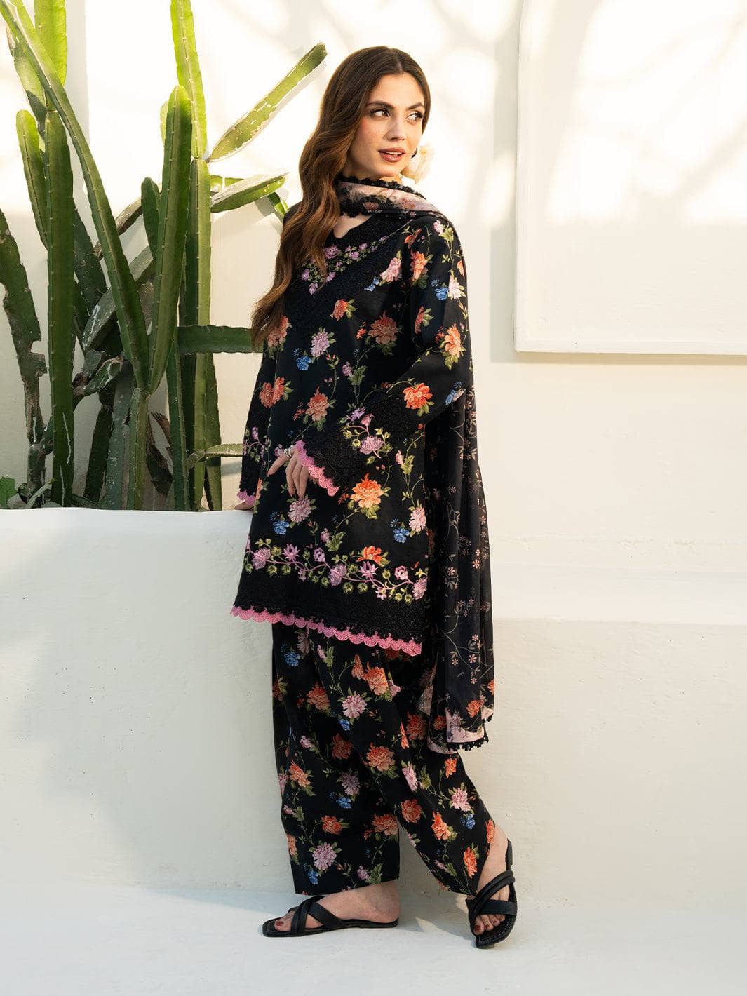 Restocked/Faiza Faisal Prints/Eabah/Silk Dupatta