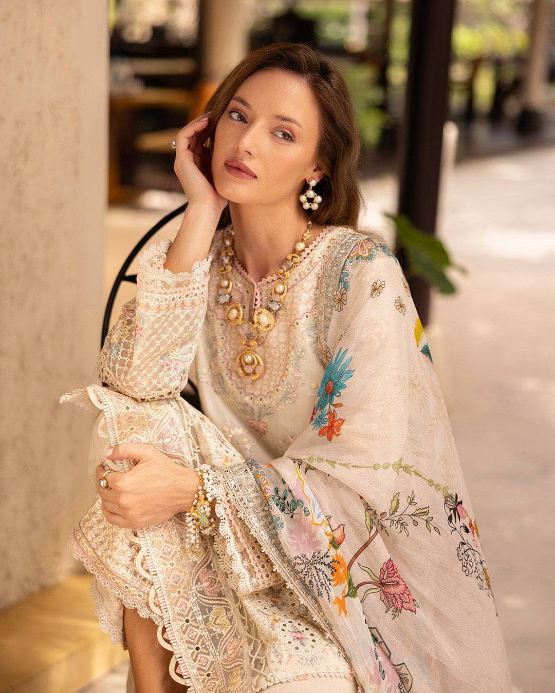 Spotted in Faiza Saqlain Lawn 25/Delilah/Vanilla