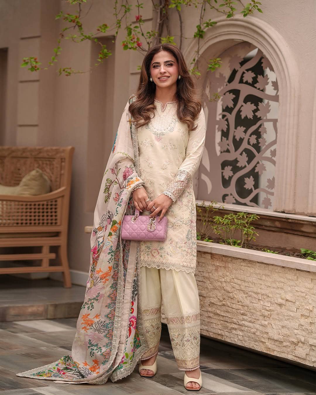Spotted in Faiza Saqlain Lawn 25/Delilah/Vanilla