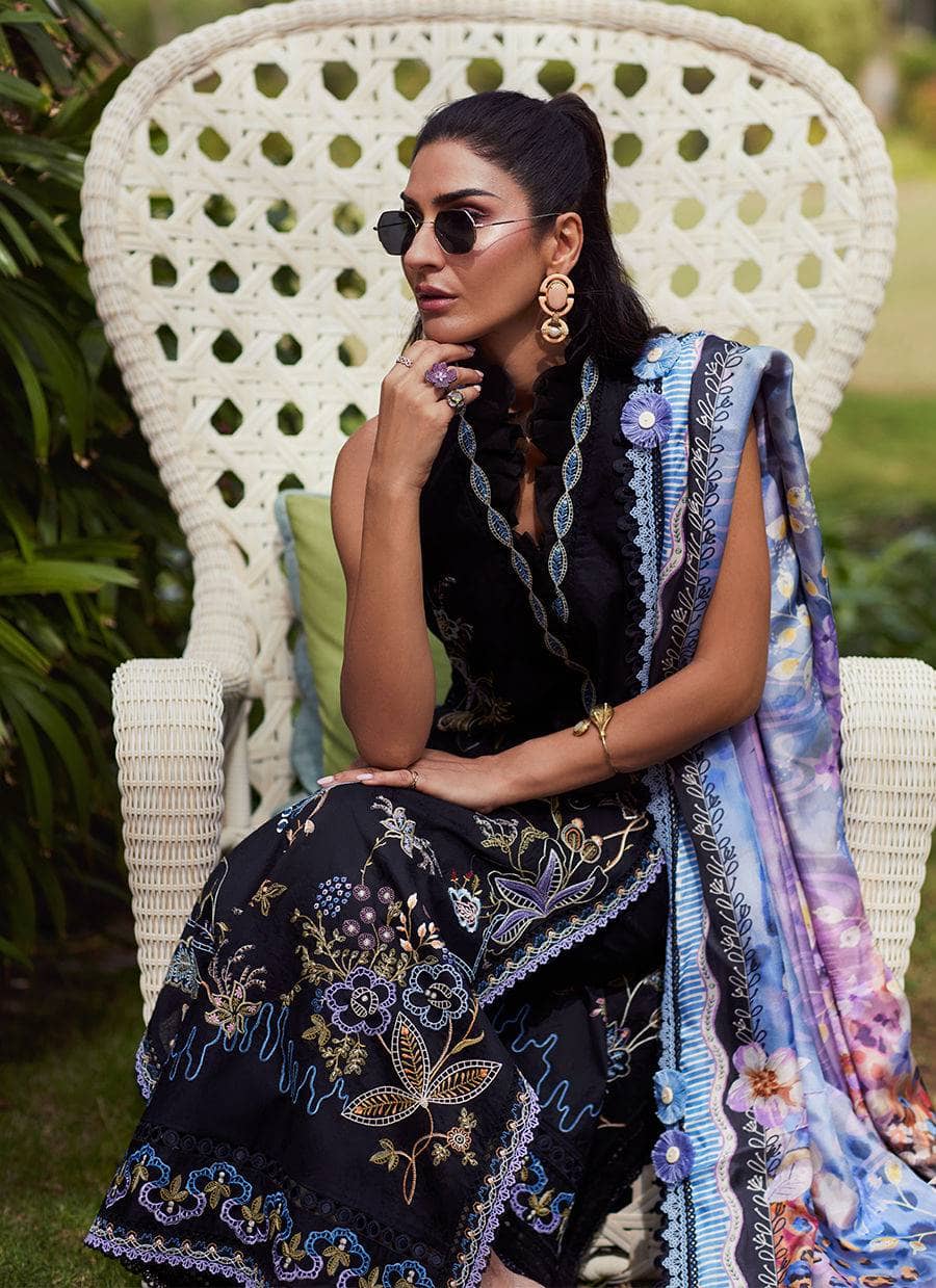 Farah Talib Aziz Lawn/Belle Black/Black