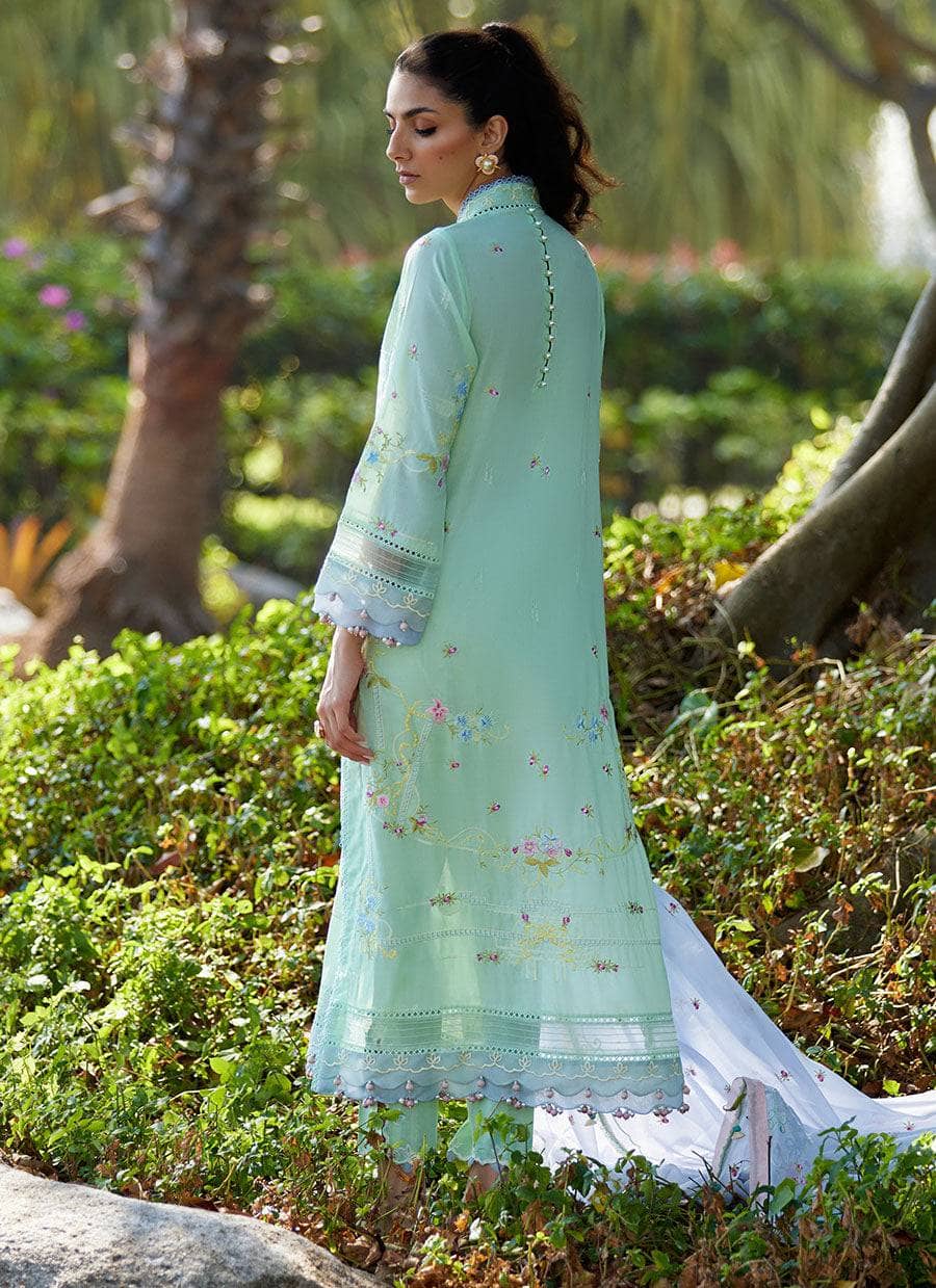 Farah Talib Aziz Lawn Pakistani Suits Farah Talib Aziz Suay/Misora Mint
