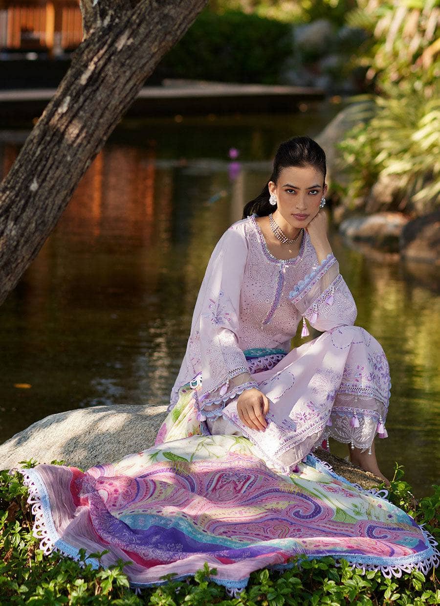 Farah Talib Aziz Lawn Pakistani Suits Restocked/Farah Talib Aziz Suay/IZUMI PINK