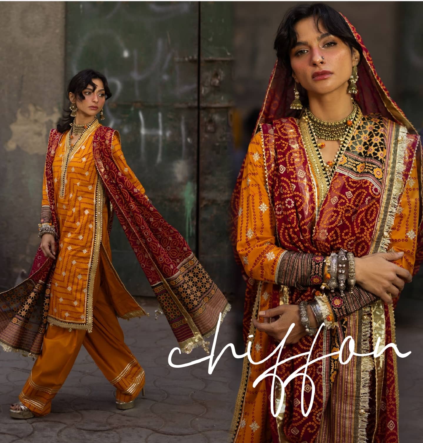 Gul Ahmed Chunari Lawn 26/BM62029