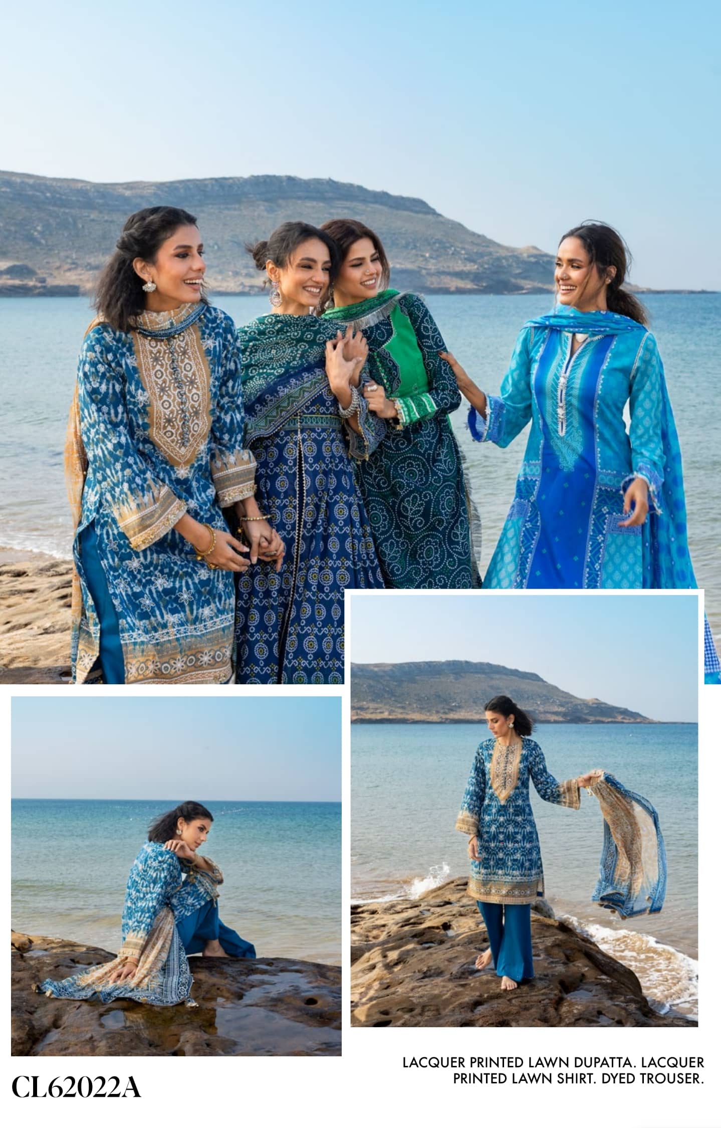 Gul Ahmed Chunari Lawn 26/CL 62022A