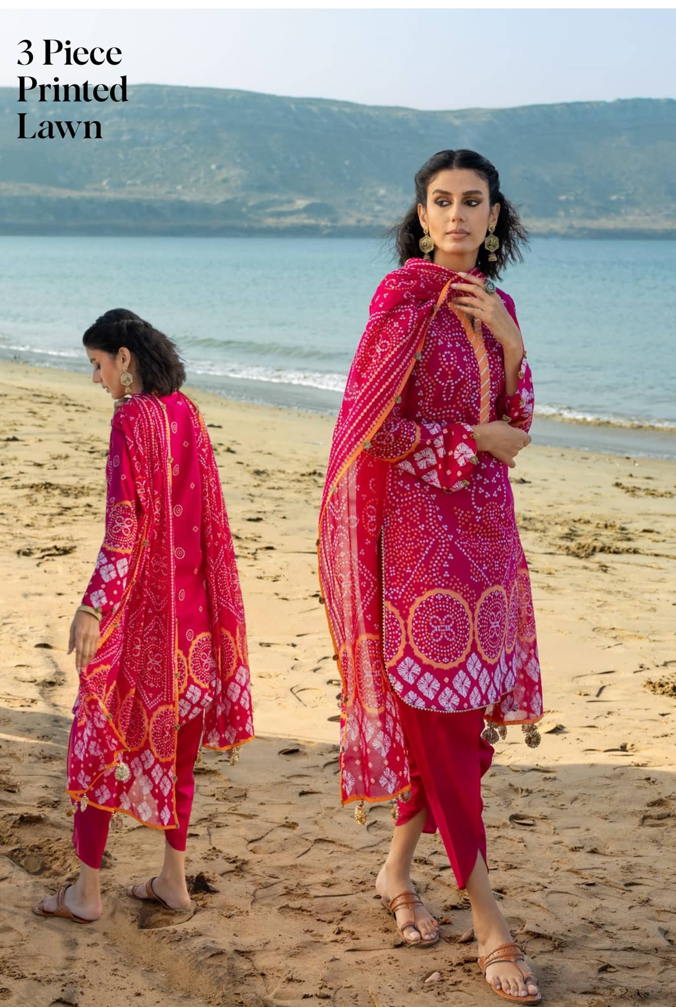 Gul Ahmed Chunari Lawn 26/CL 62170B