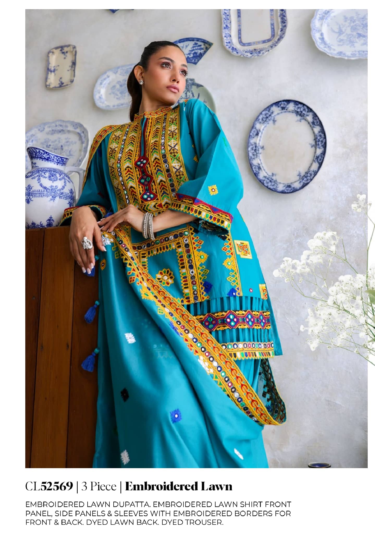 Gul Ahmed Freesia Lawn 26/CL 52569